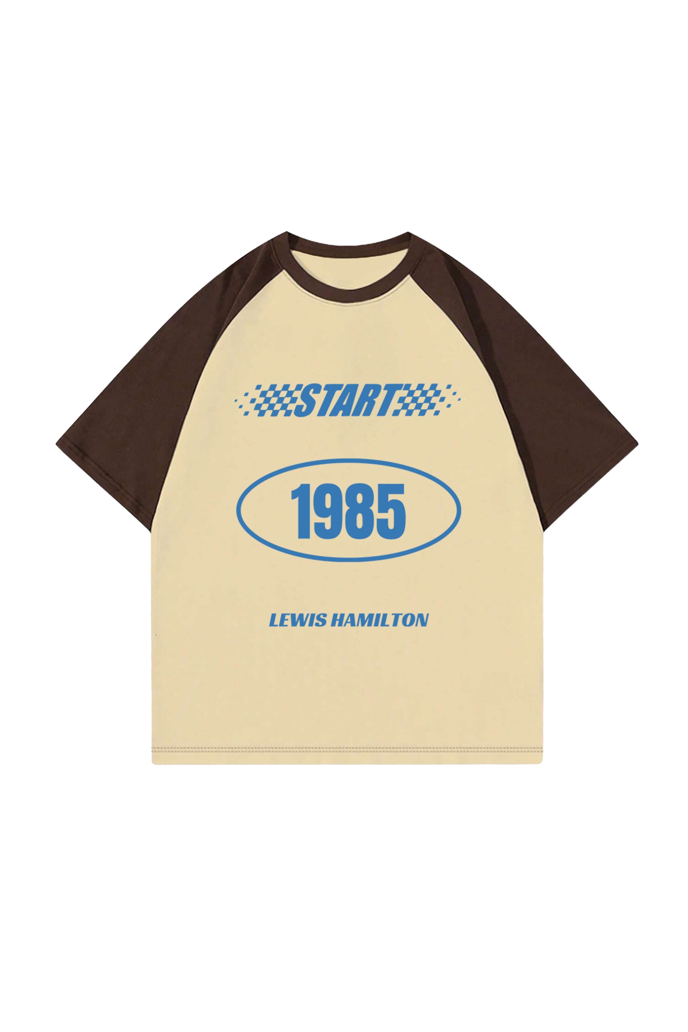 Lewis Hamilton Designed Ranglan  Oversized T-shirt