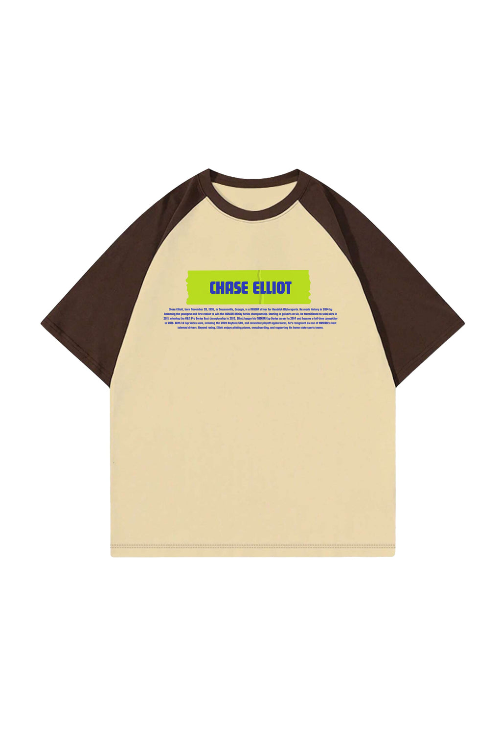 Chase Elliott Designed Ranglan Oversized T-shirt