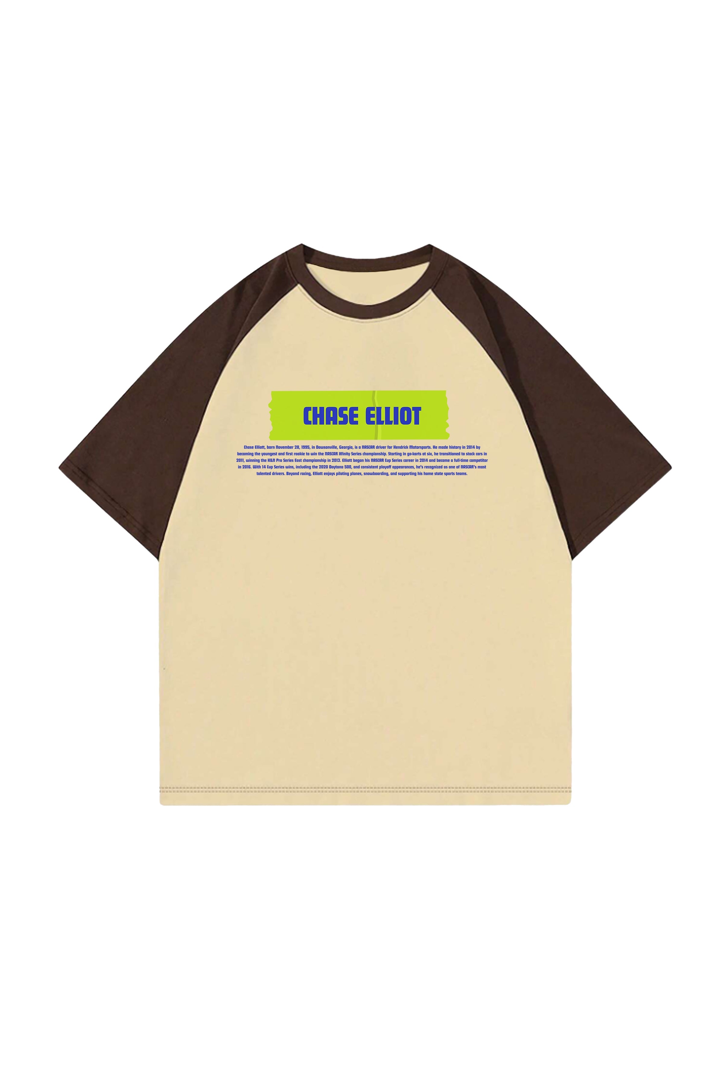 Chase Elliott Designed Ranglan Oversized T-shirt