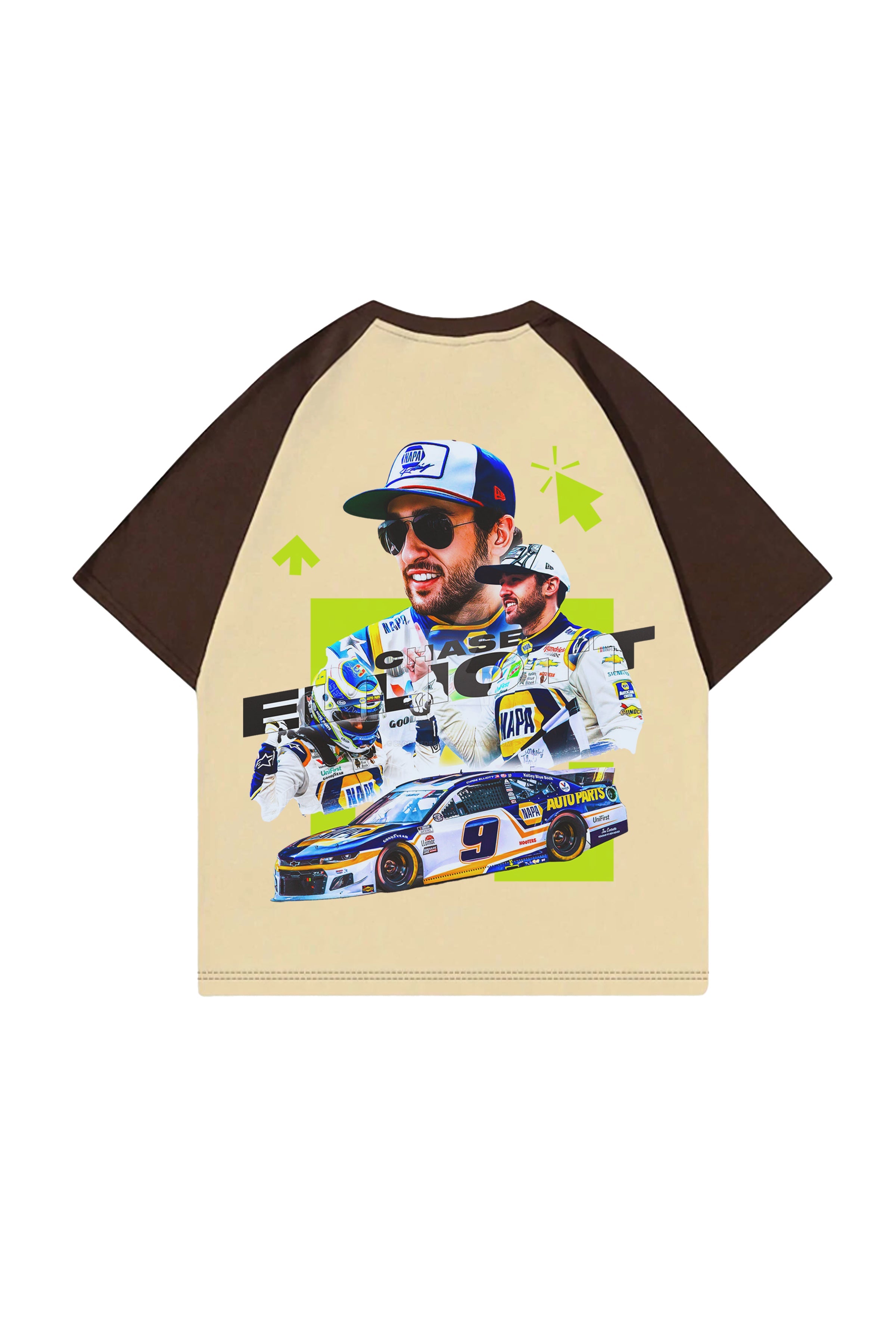 Chase Elliott Designed Ranglan Oversized T-shirt