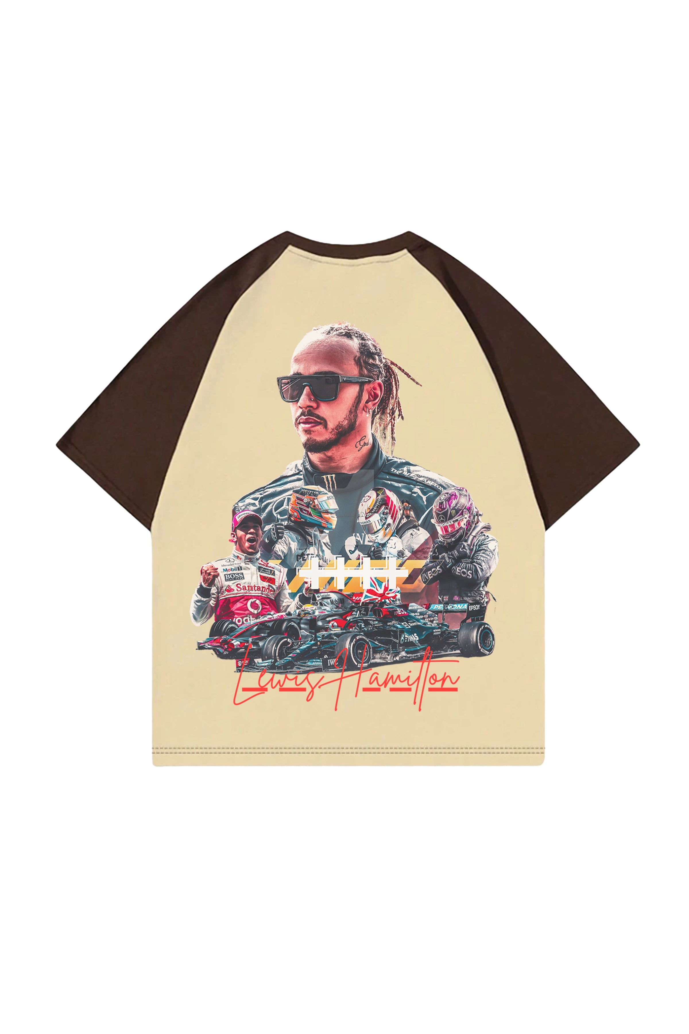 Lewis Hamilton Designed Ranglan Oversized T-shirt V1