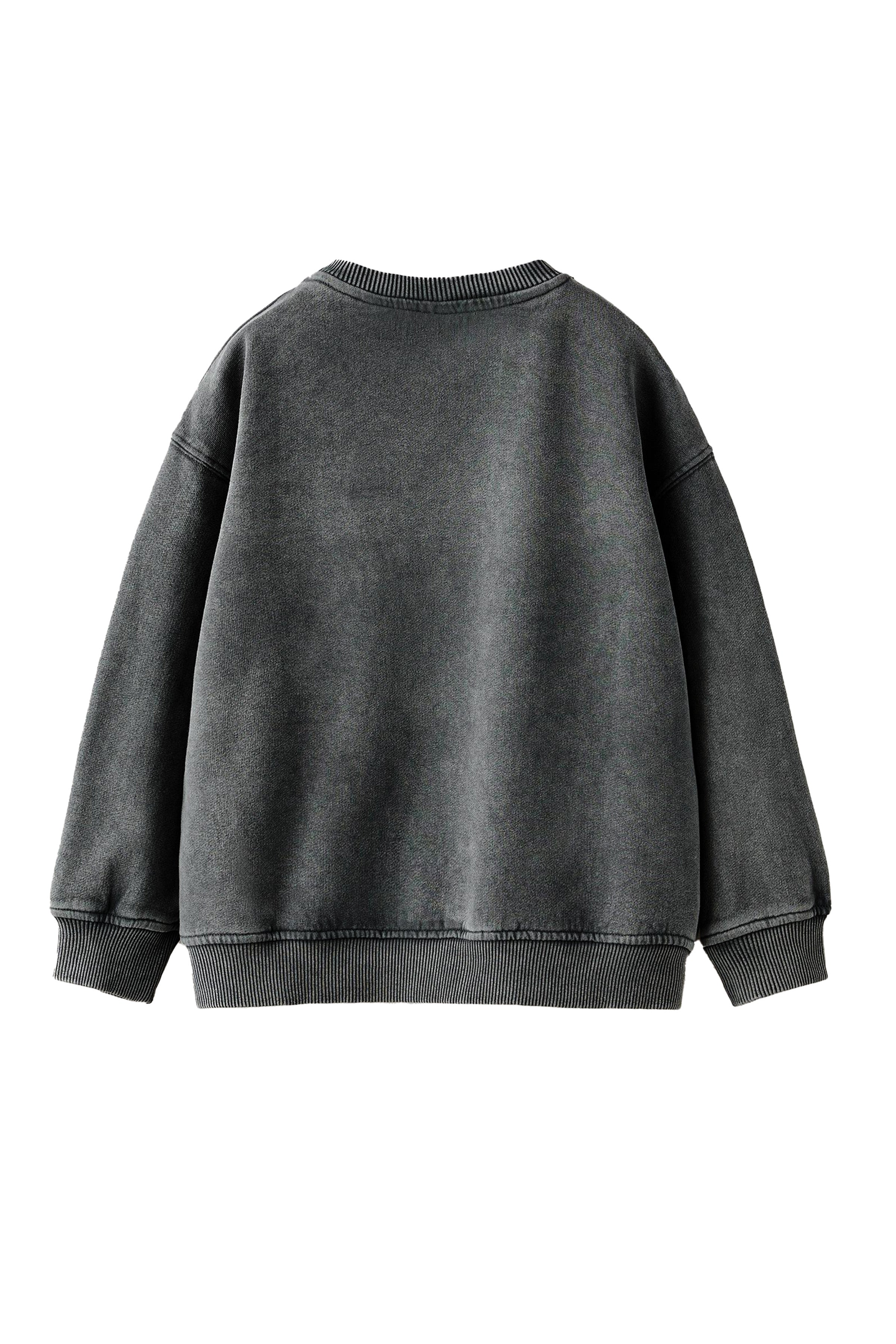 Plain Vintage Designed Oversized Sweatshirt