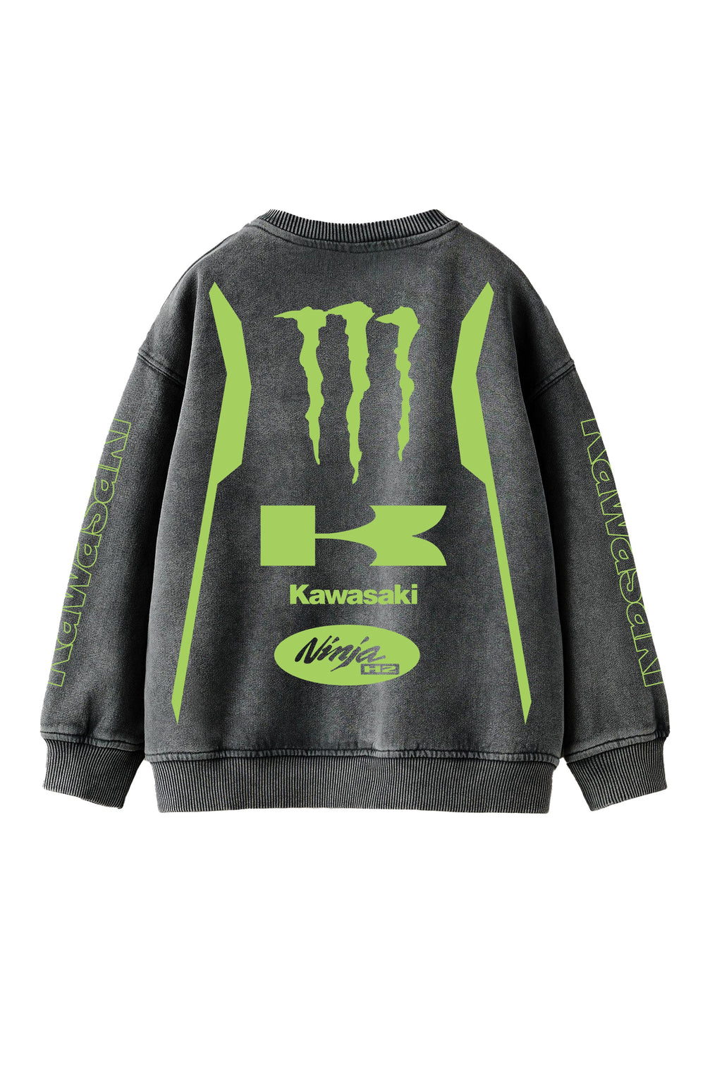 Kawasaki Designed Oversized Sweatshirt