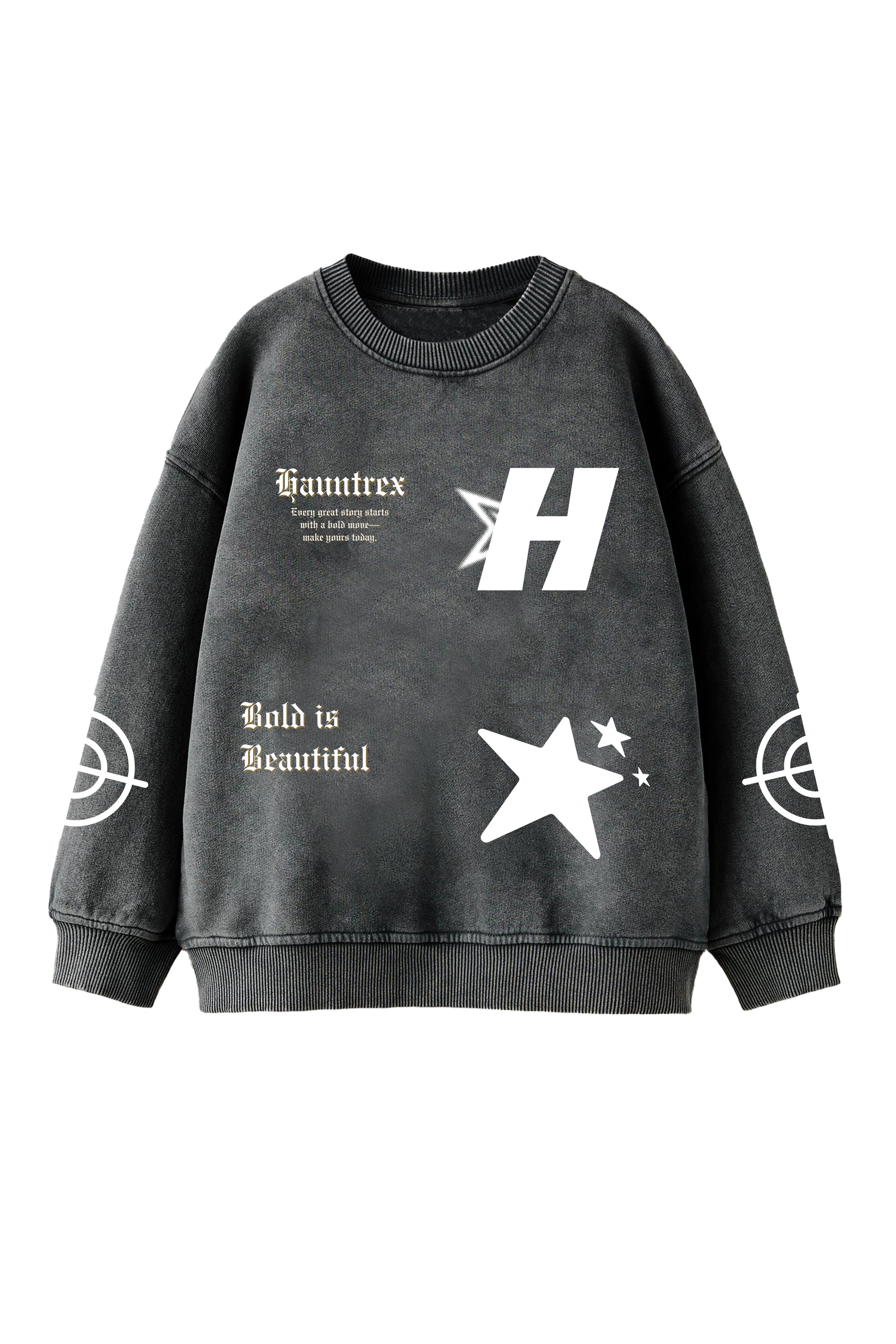 Bold Is Beautiful Designed Oversized Sweatshirt