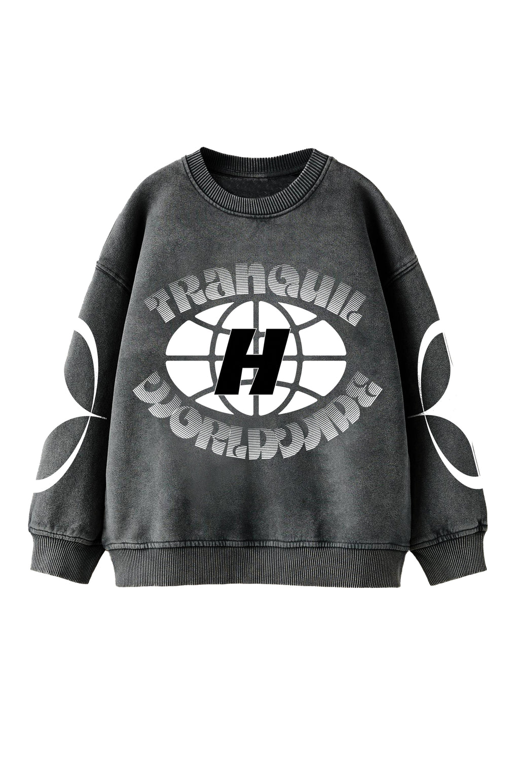 Balance Stillness Through Designed Oversized Sweatshirt