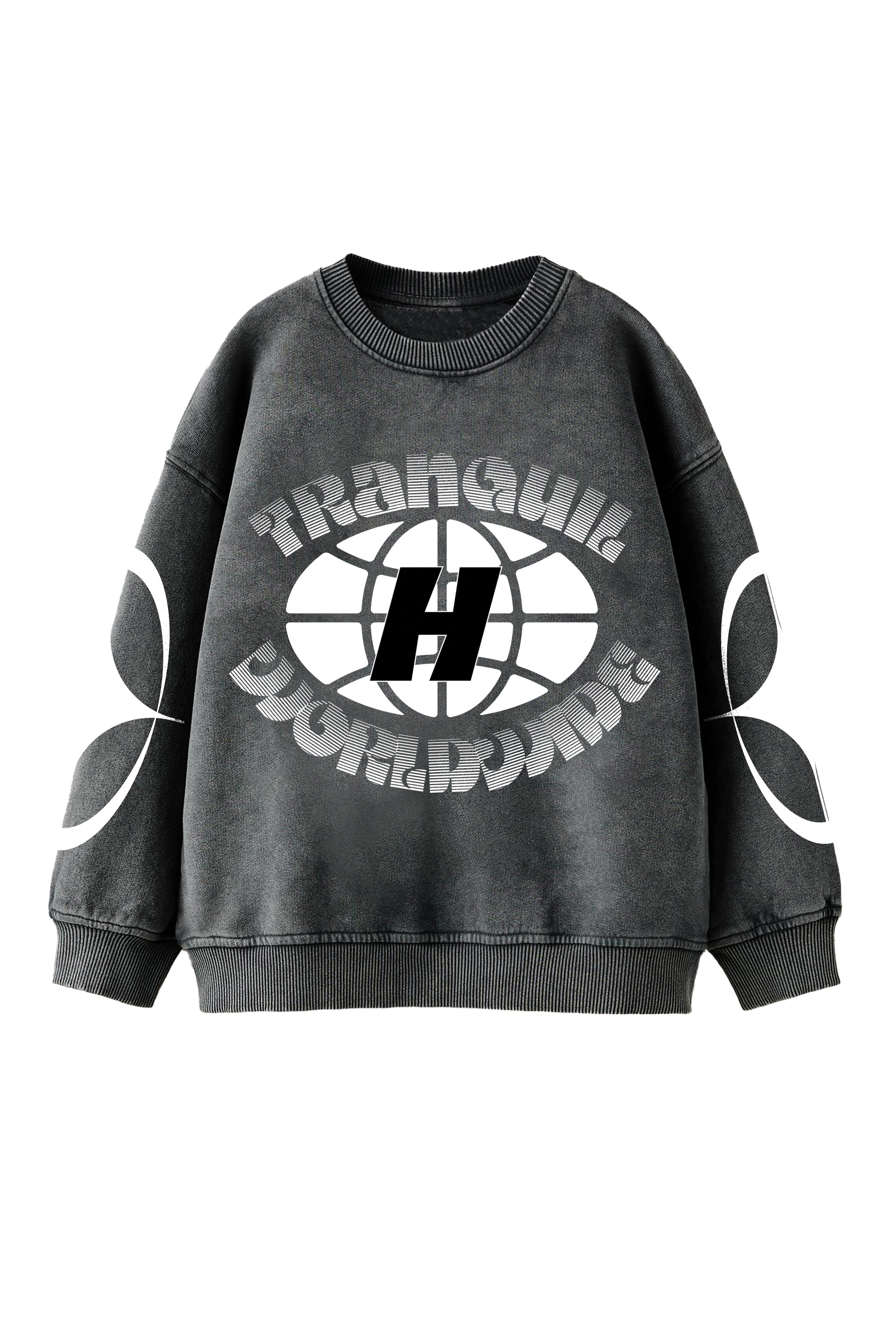 Balance Stillness Through Designed Oversized Sweatshirt