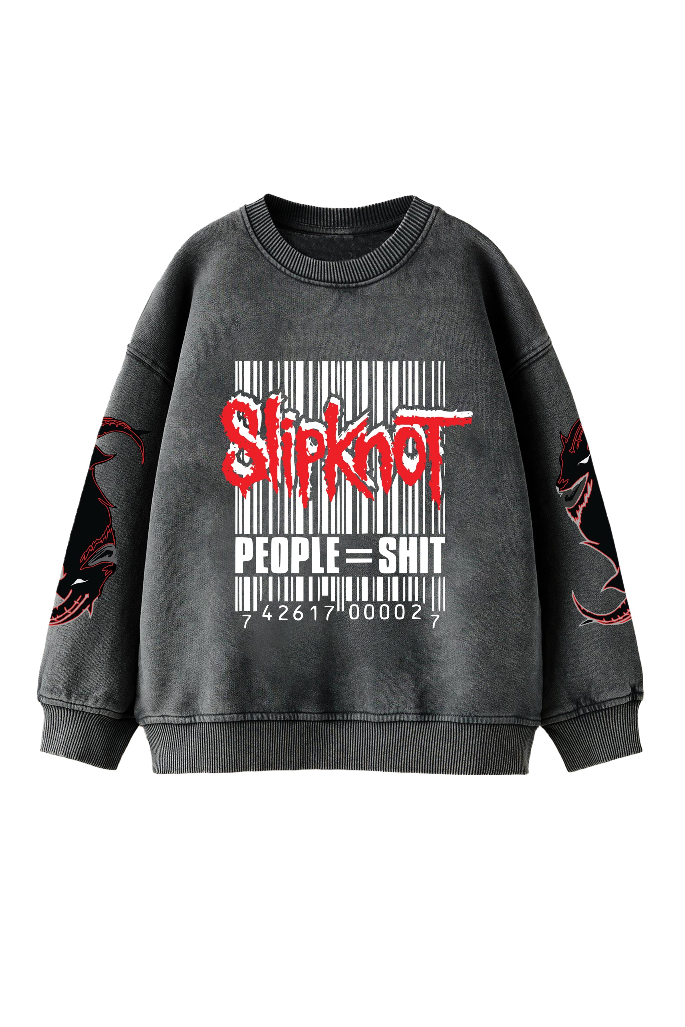 Slipknot Designed Oversized Sweatshirt v2