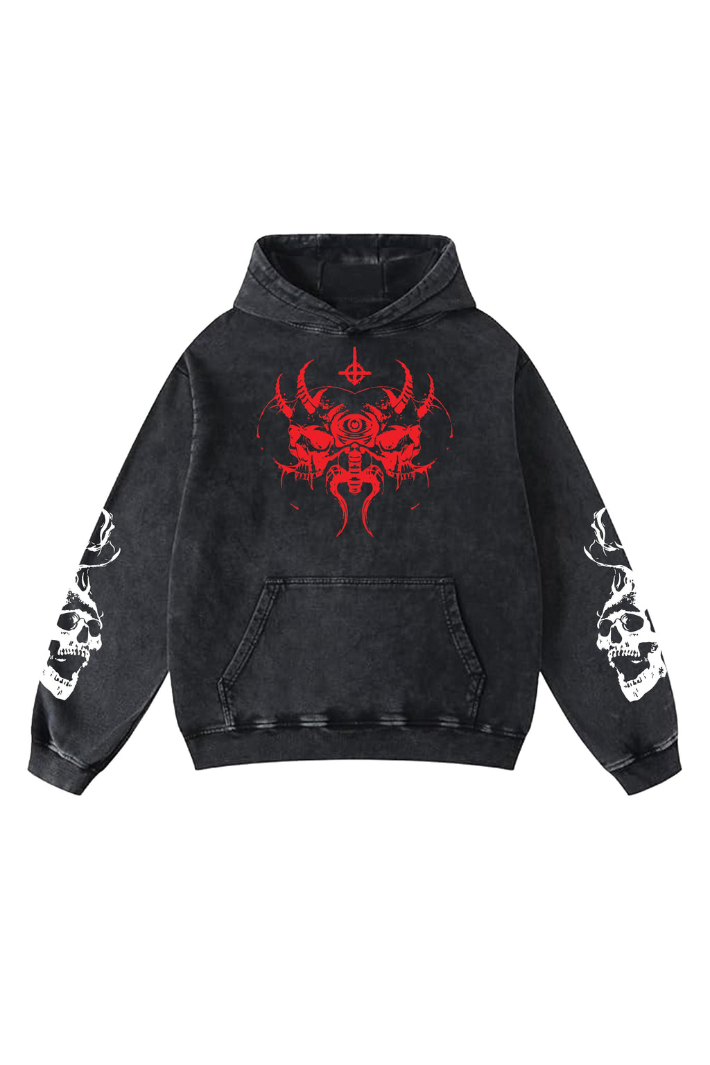 Hellsworm Designed Oversized Hoodie