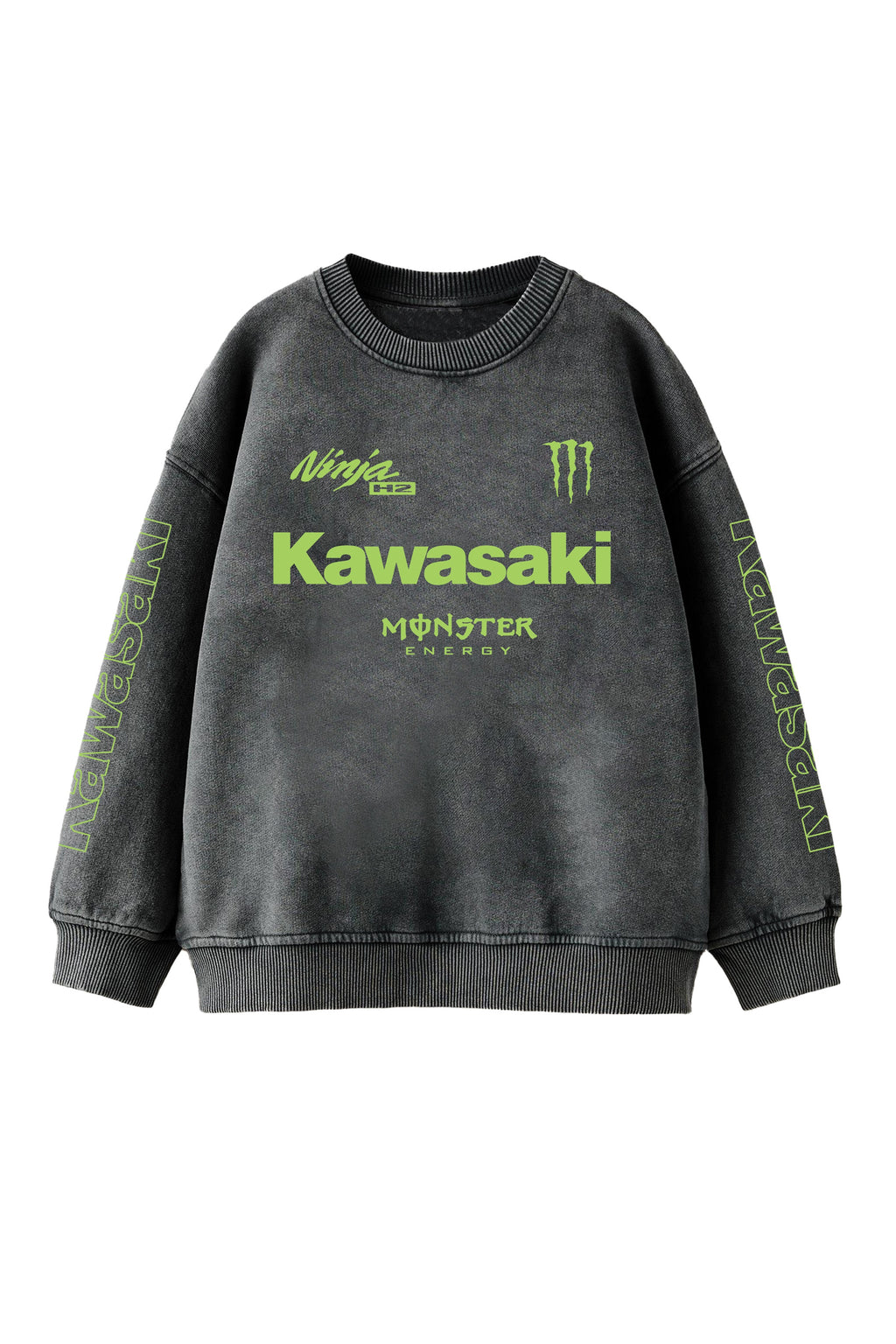 Kawasaki Designed Oversized Sweatshirt