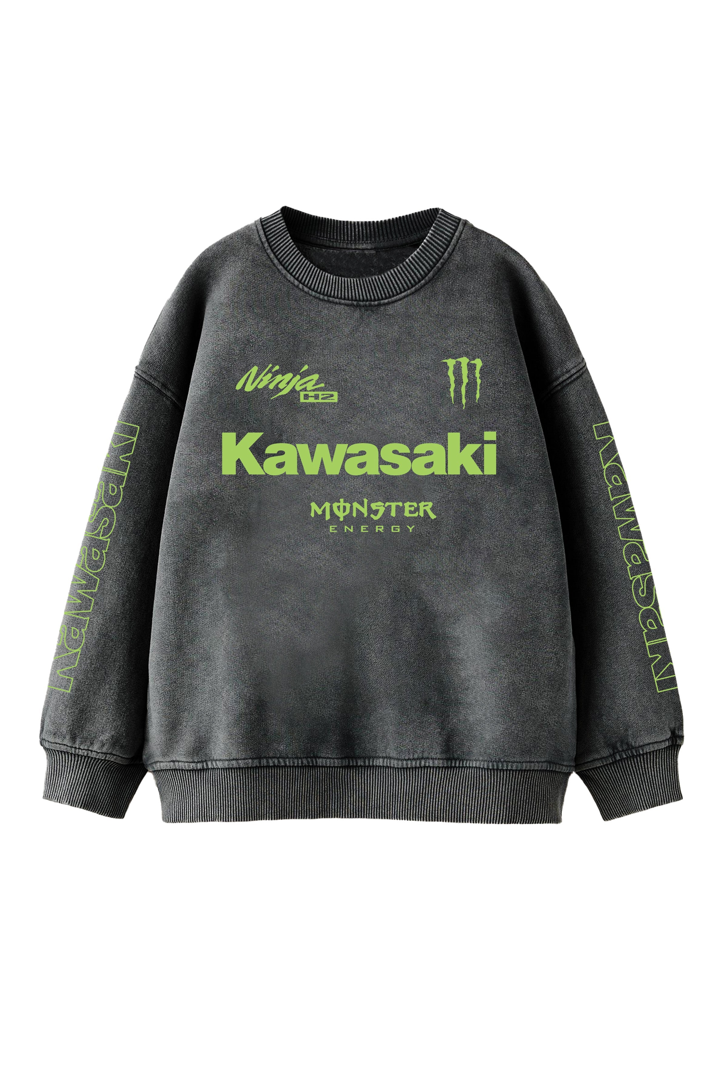 Kawasaki Designed Oversized Sweatshirt