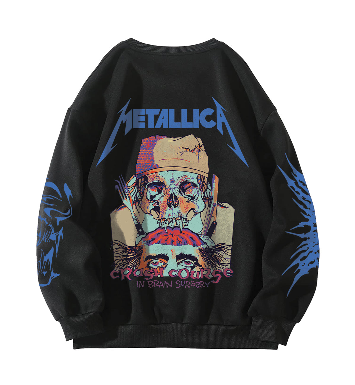 Metallica Designed Oversized Sweatshirt