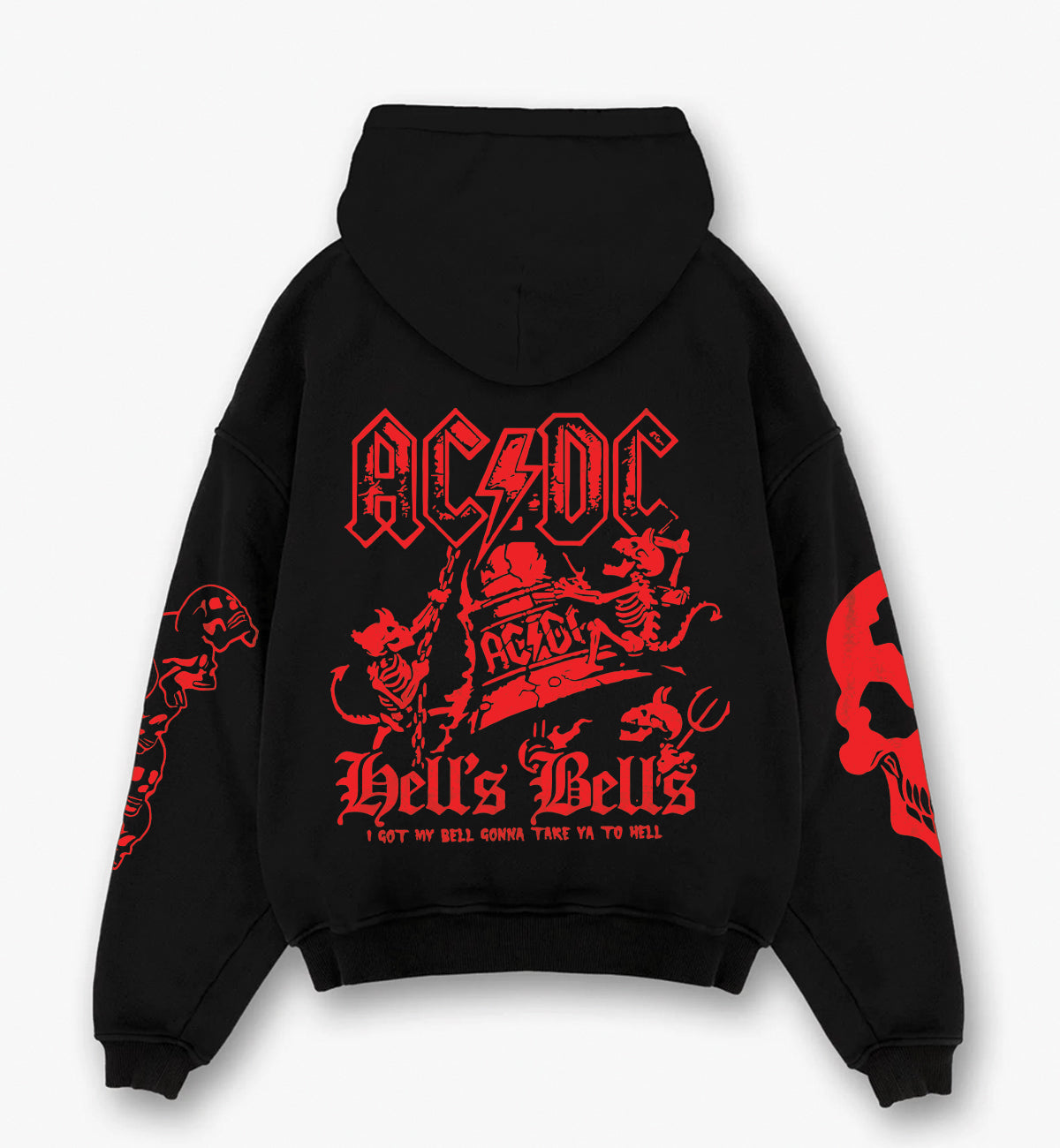 ACDC Designed Oversized Hoodie