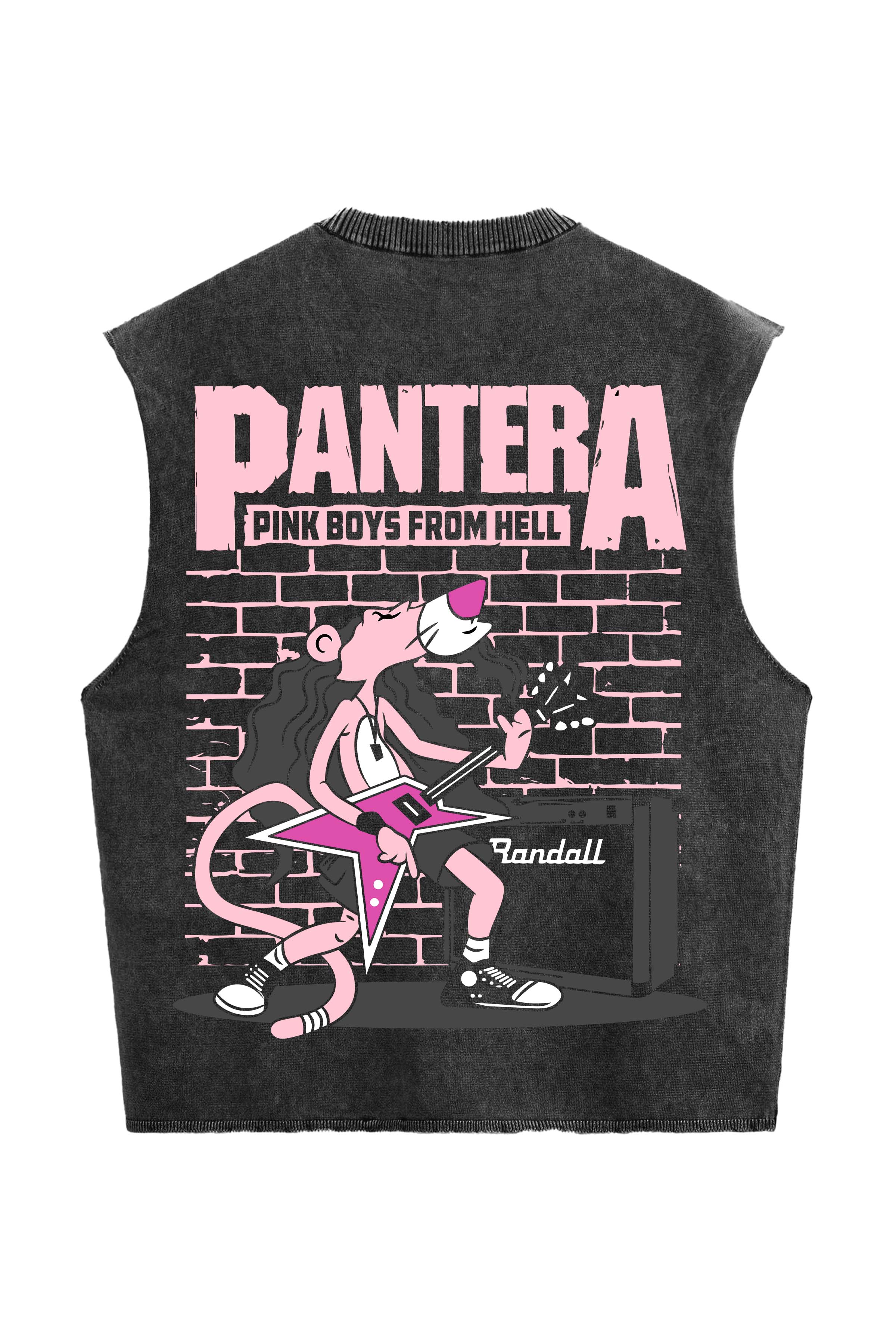 Pantera Designed Vintage Oversized Tank