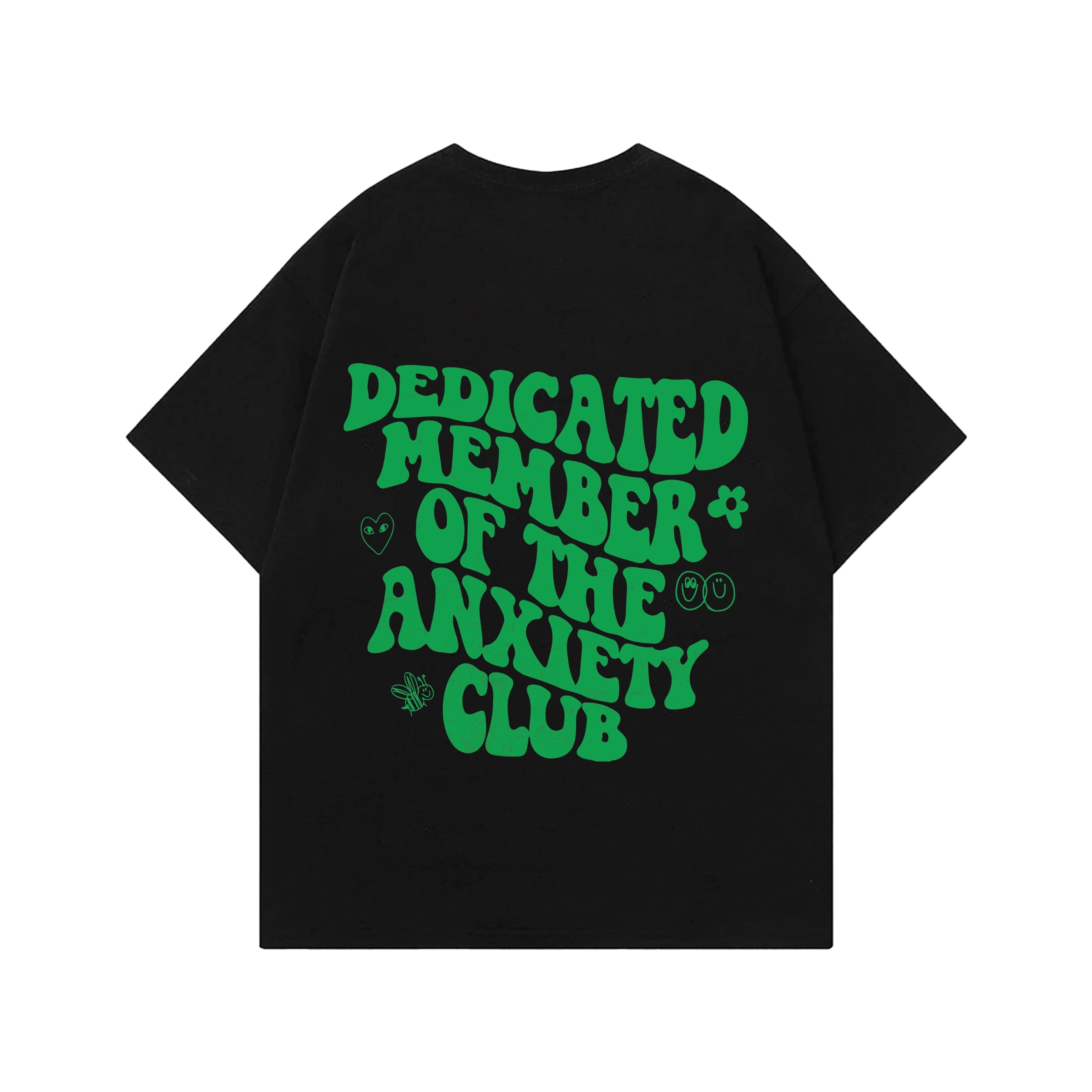 The Anxiety Club Designed Oversized T-shirt