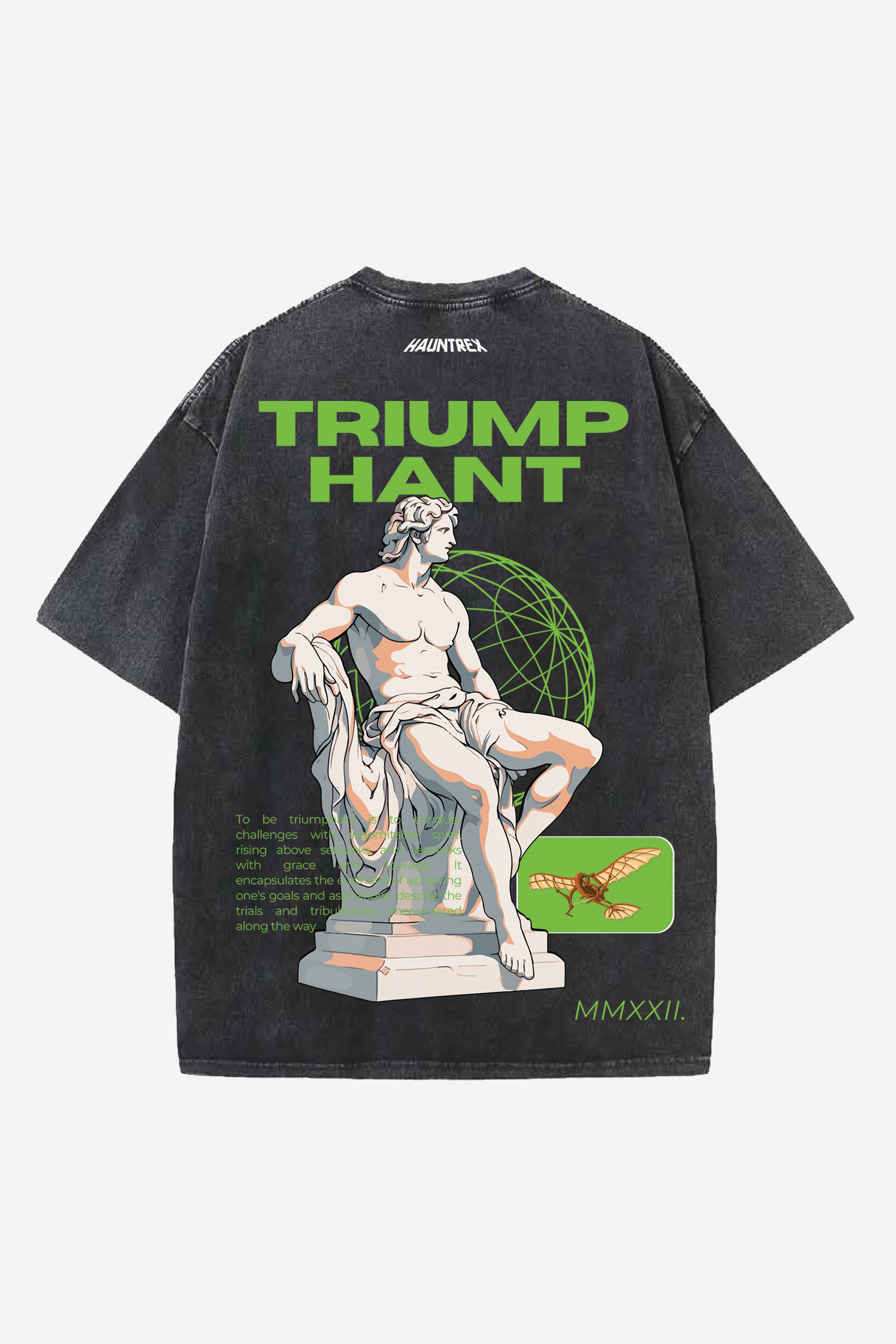 Triumphant Designed Vintage Oversized T-shirt