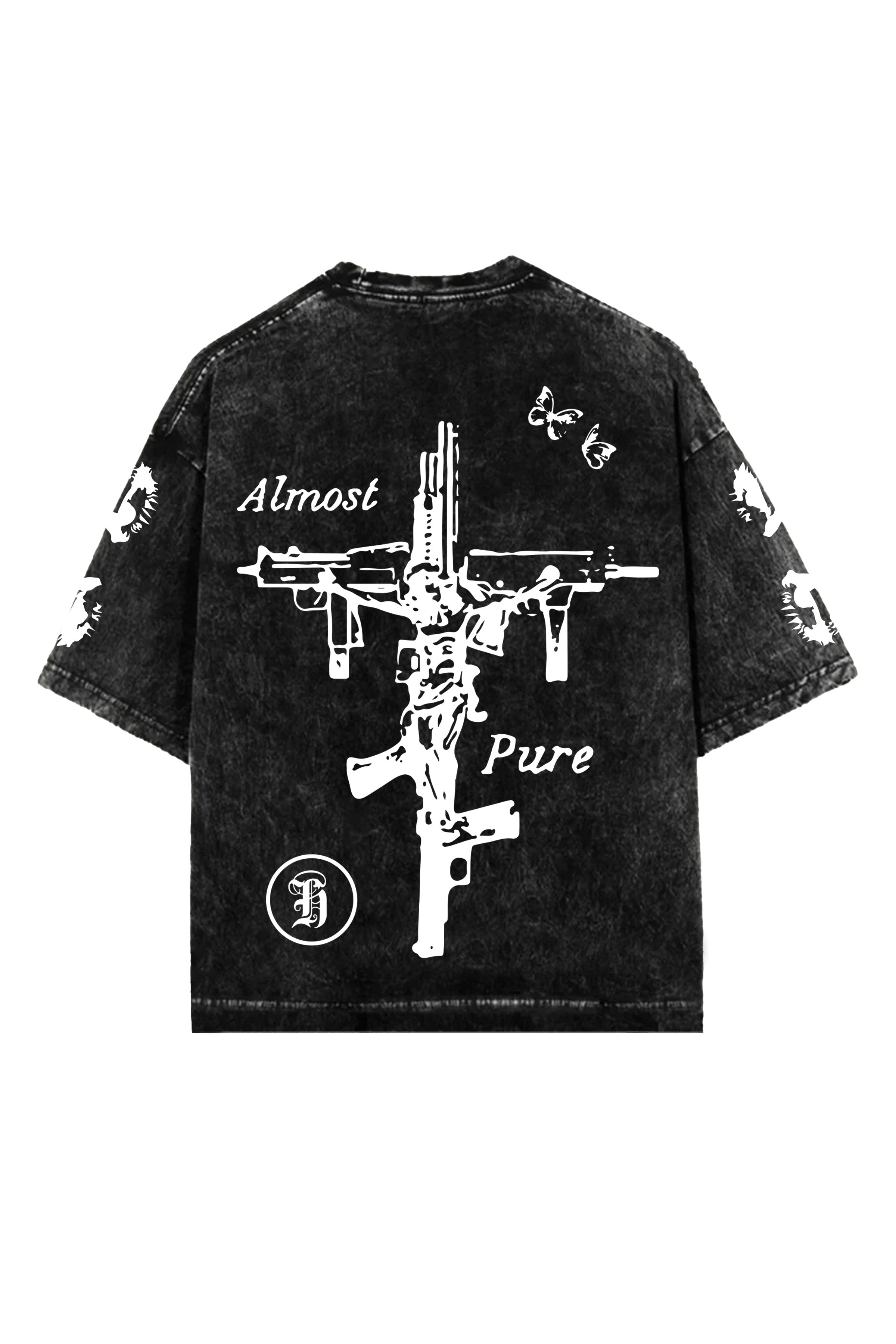 Almost Pure Designed Vintage Oversized Tee