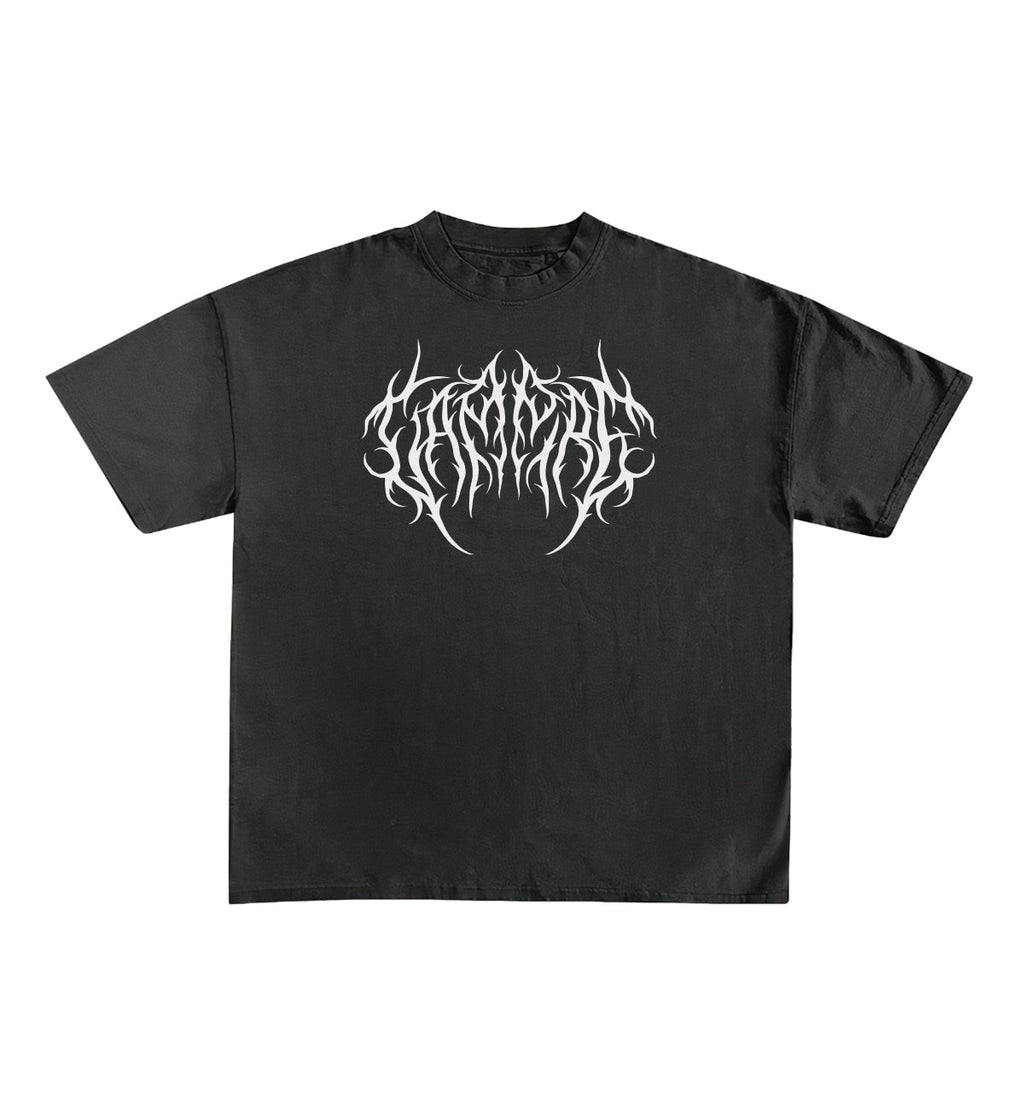 Metal Designed Oversized Tee