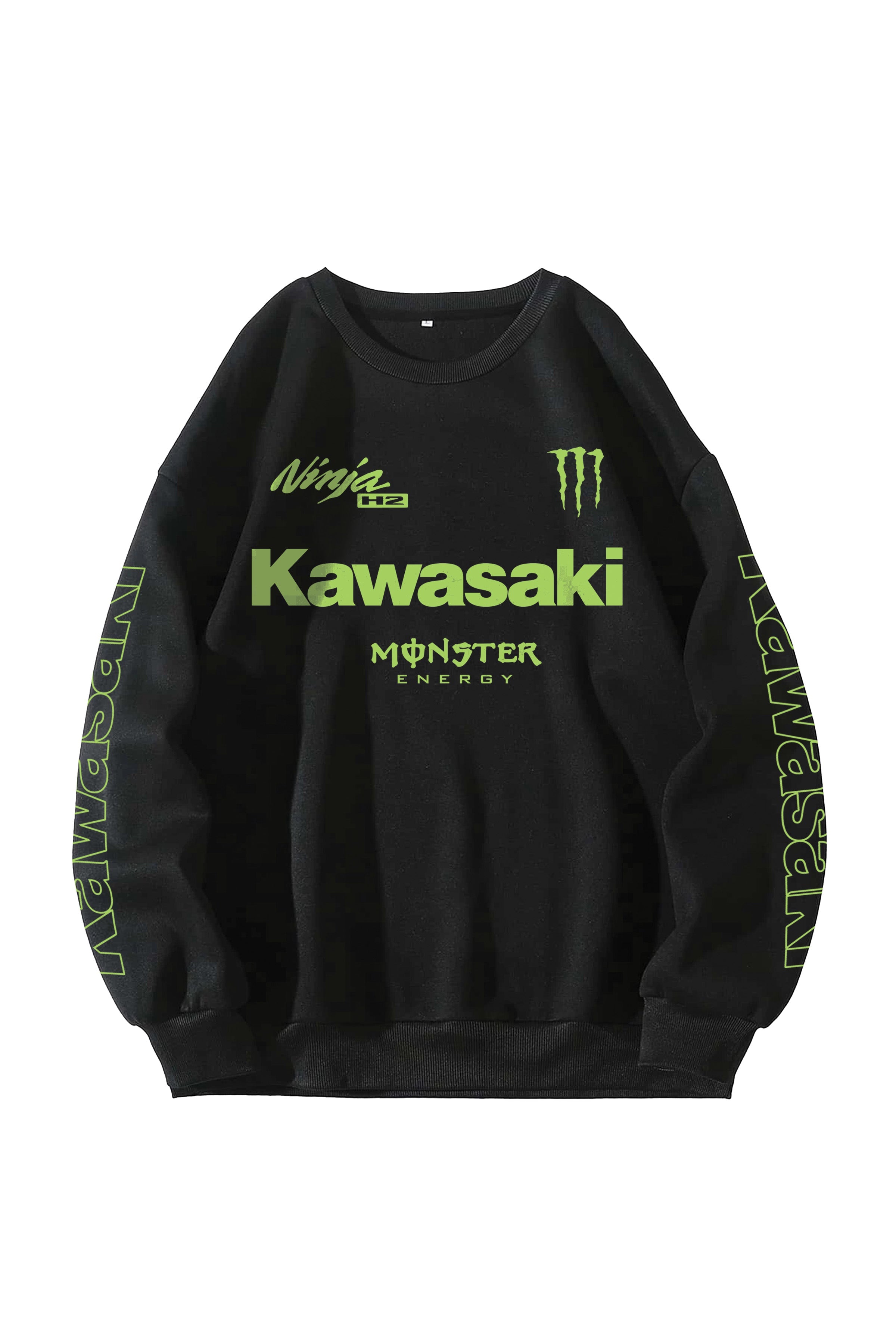 Kawasaki Designed Oversized Sweatshirt