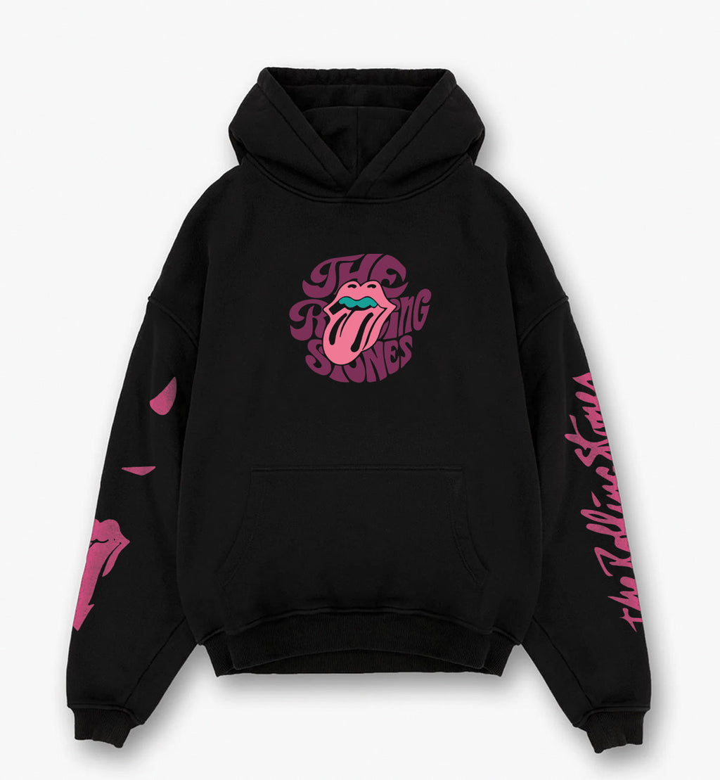 The Rolling Stones Designed Oversized Hoodie