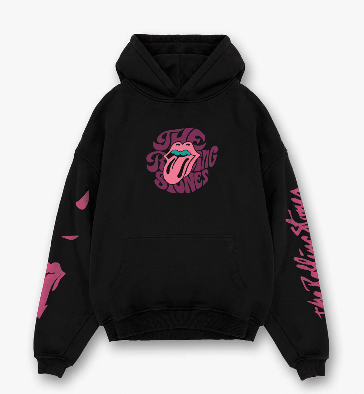 The Rolling Stones Designed Oversized Hoodie