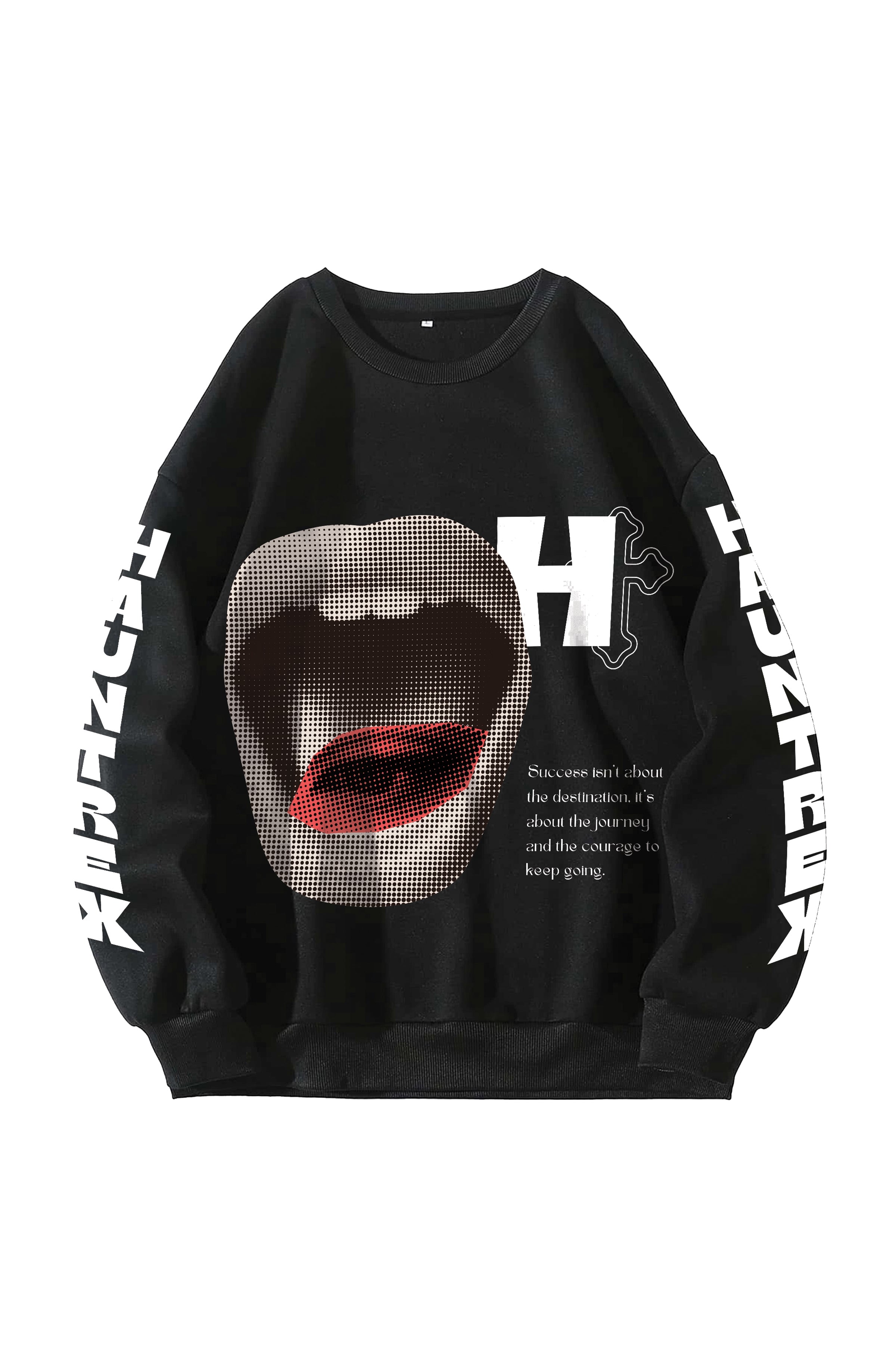 Rise Above Designed Oversized Sweatshirt