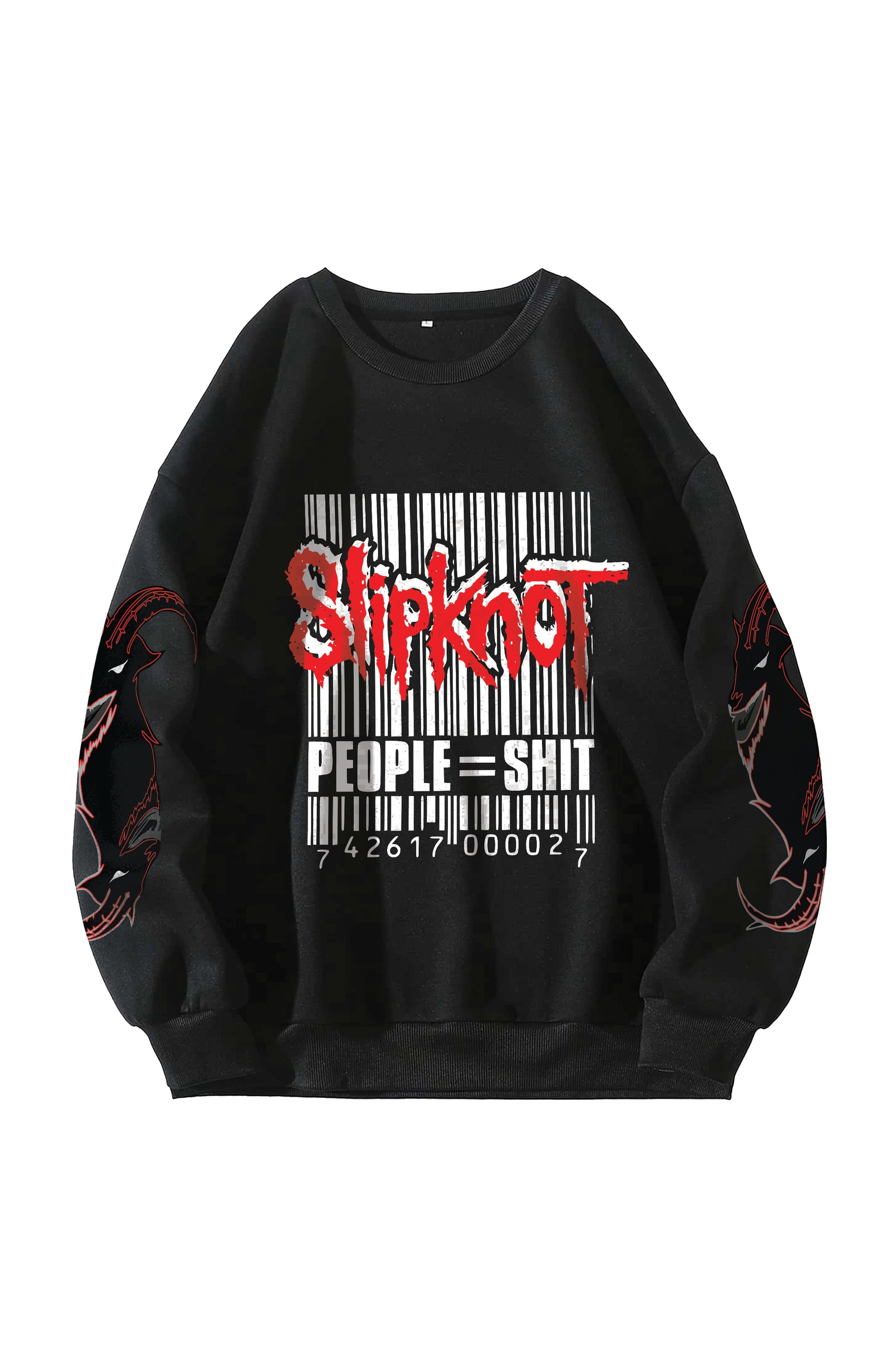 Slipknot Designed Oversized Sweatshirt v2