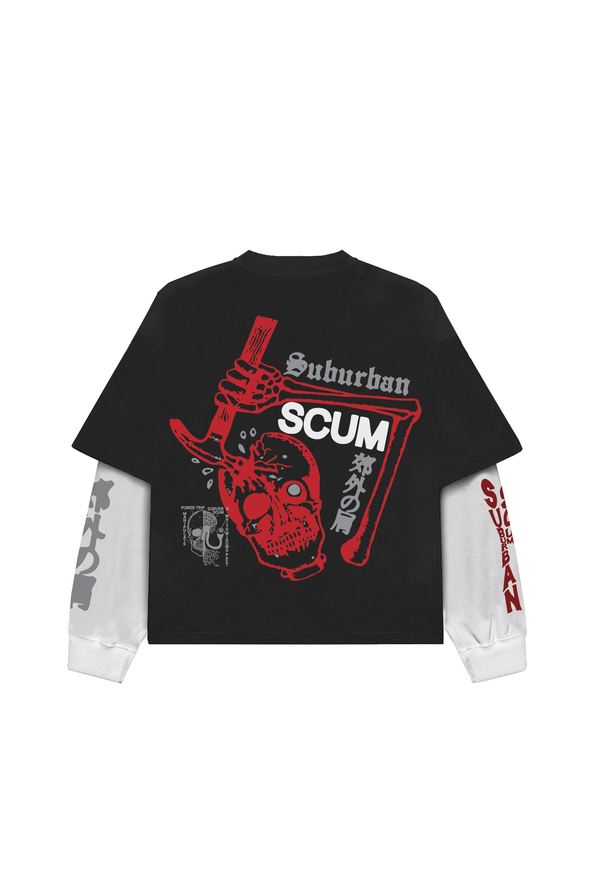 Suburban Scum LS Oversized Tee