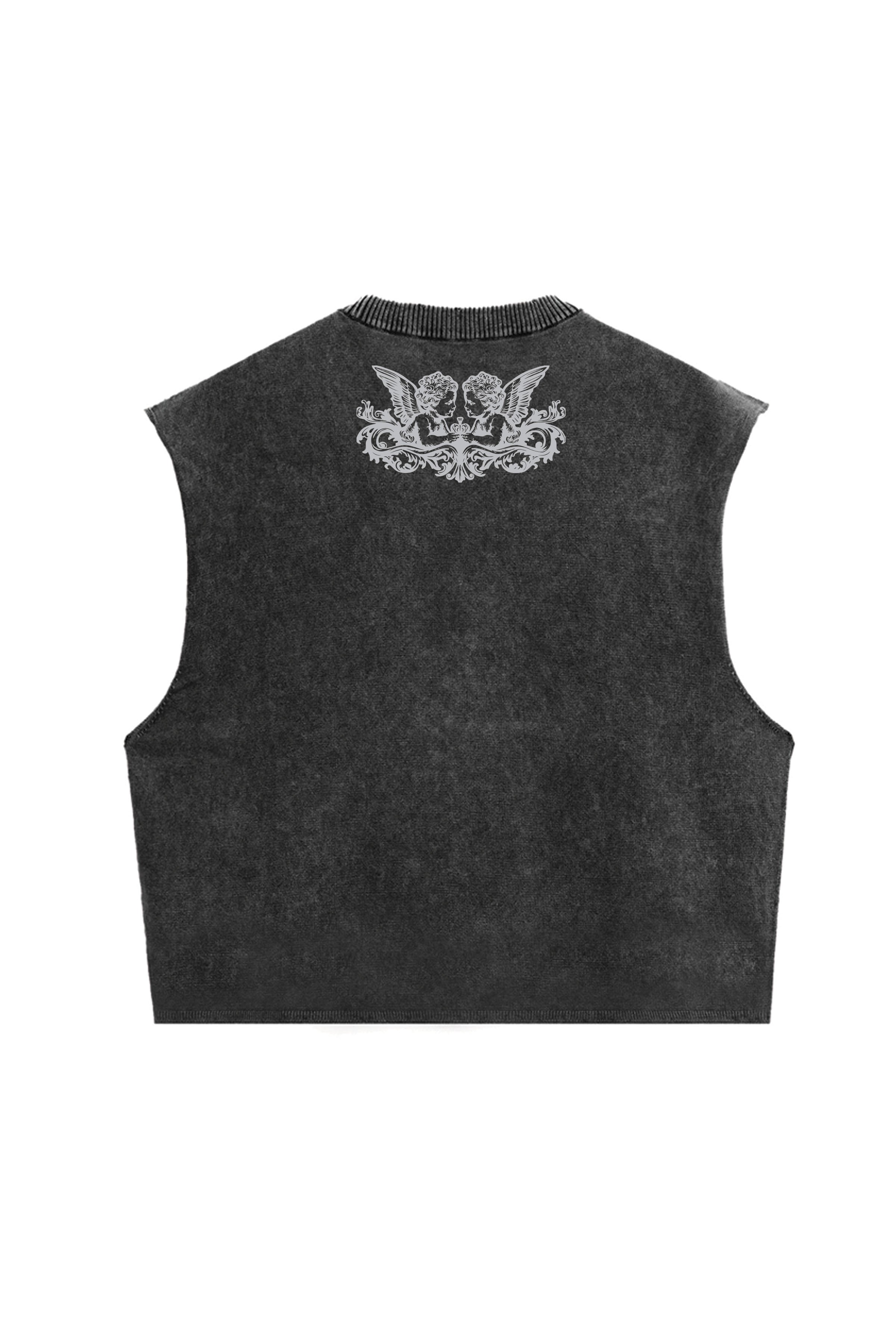Blackspier Designed Vintage Oversized Vest