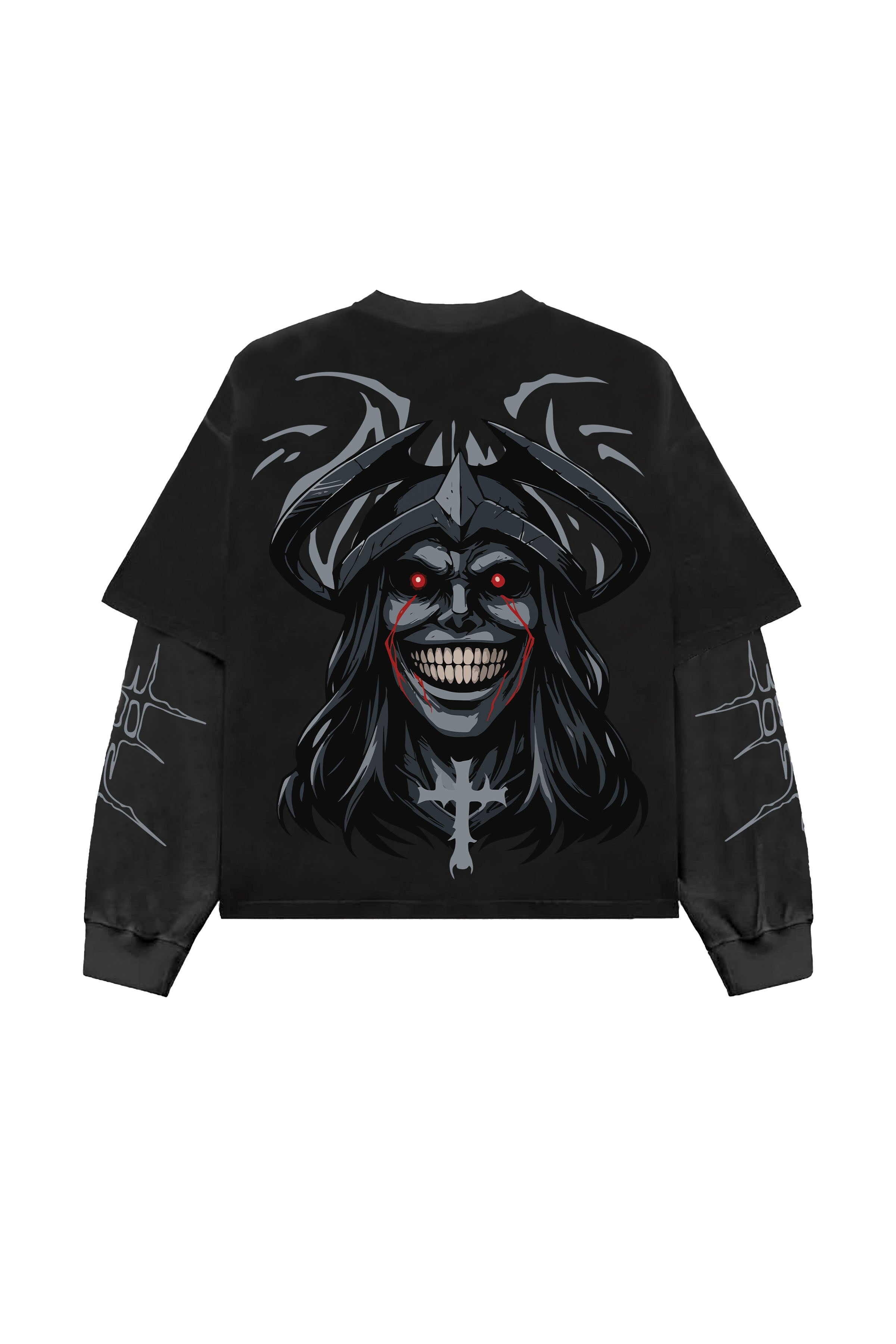 Solo Leveling Designed B&G Oversized Long Sleeve T-shirt