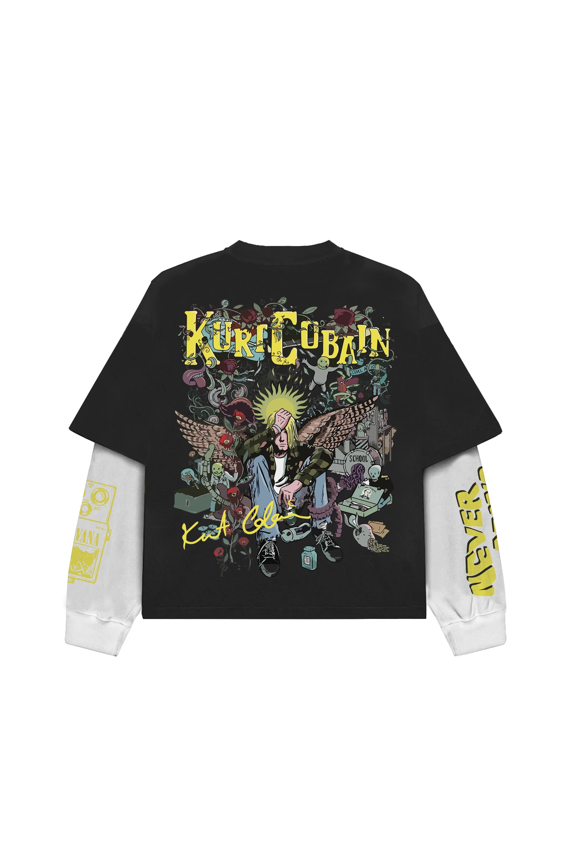 Kurt Cobain LS Oversized Tee