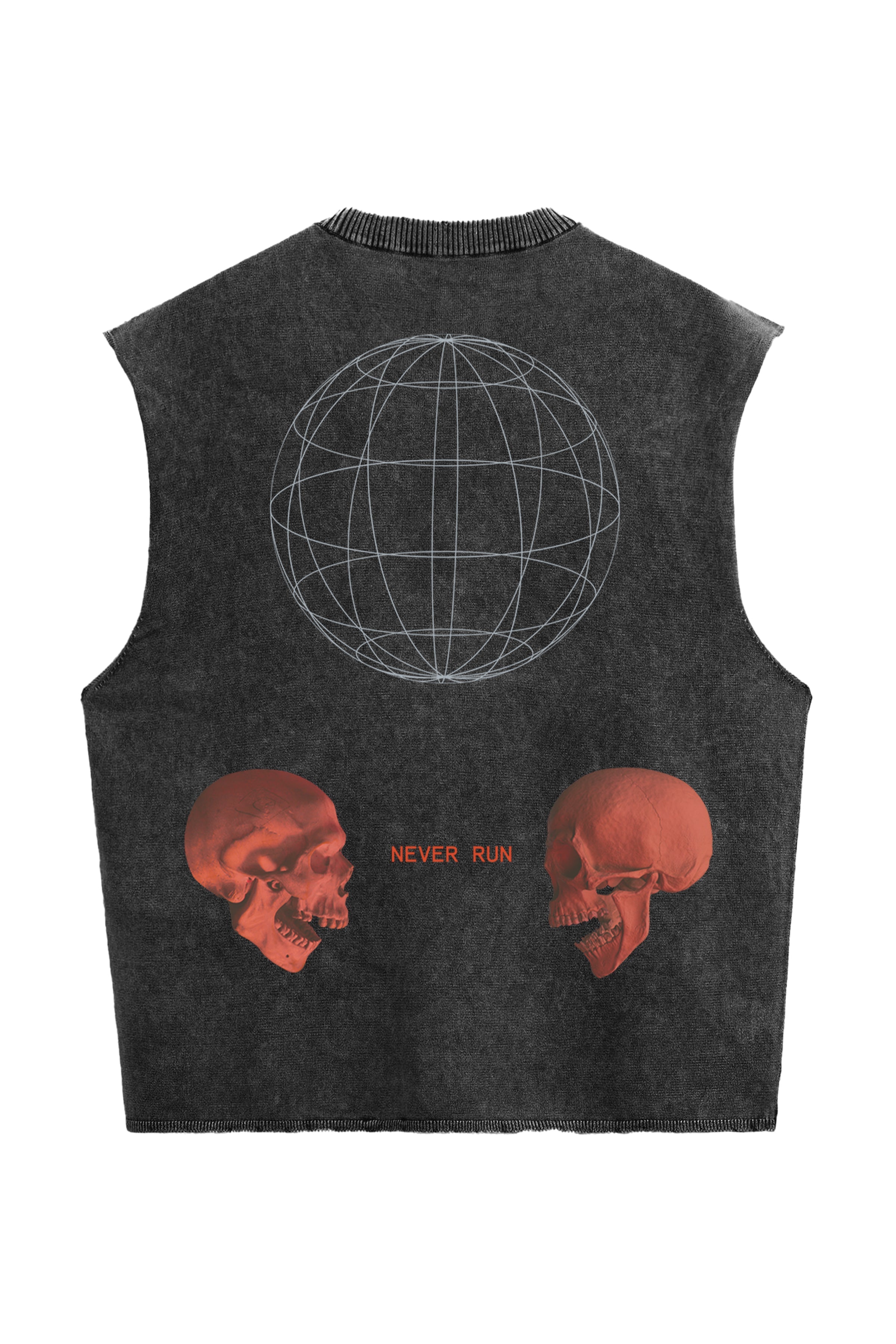 Never Run Designed Vintage Oversized Tank