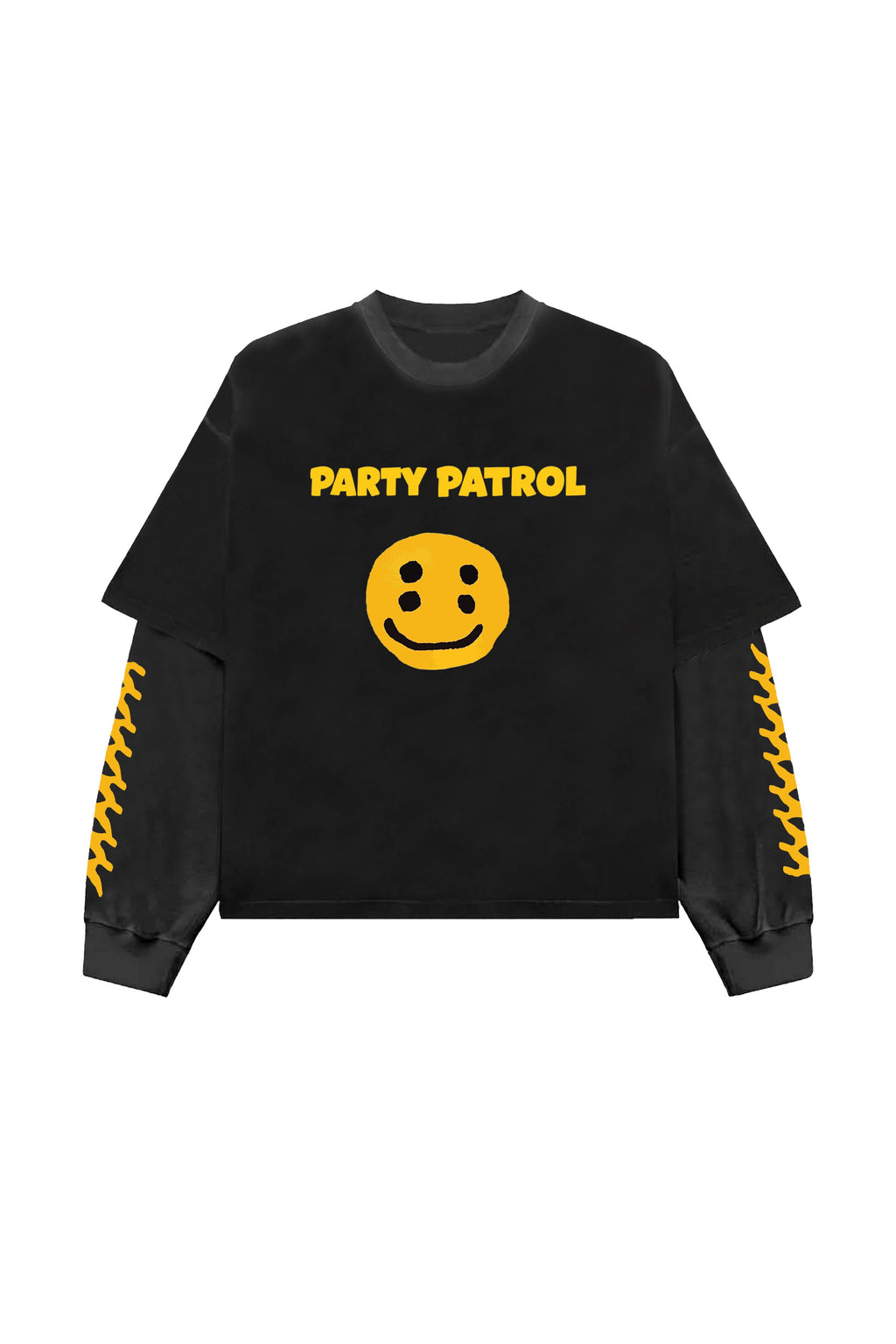 Party Patrol B&G LS Oversized Tee