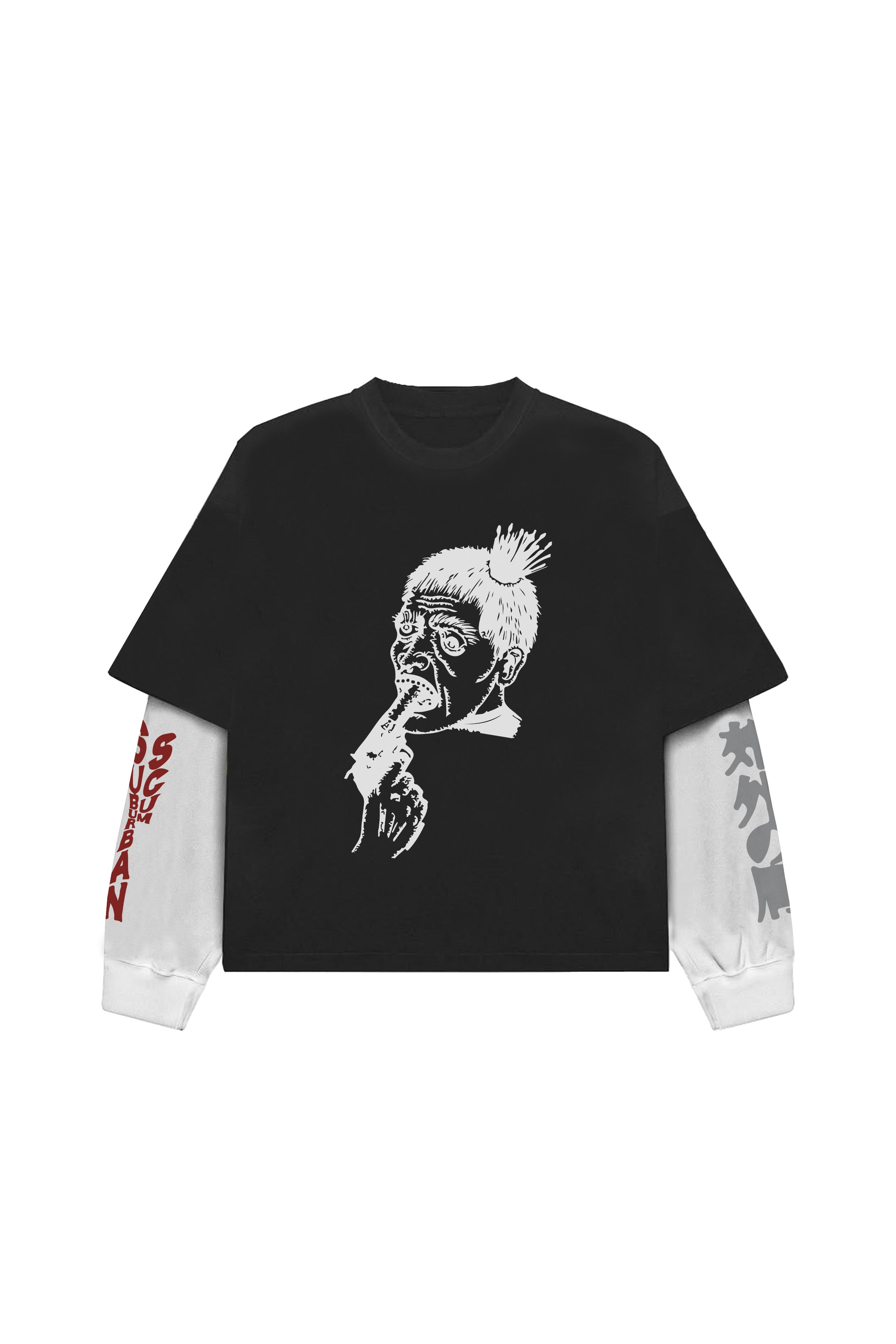 Suburban Scum LS Oversized Tee