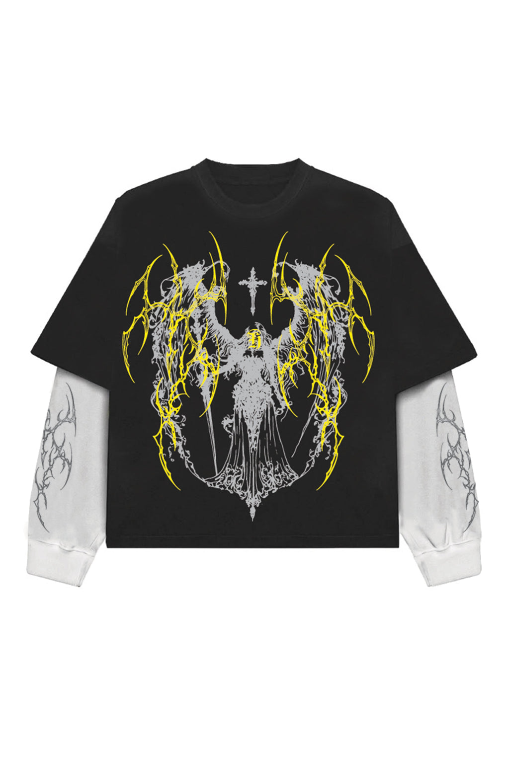 Ethereal Flame Angel LS Oversized Tee