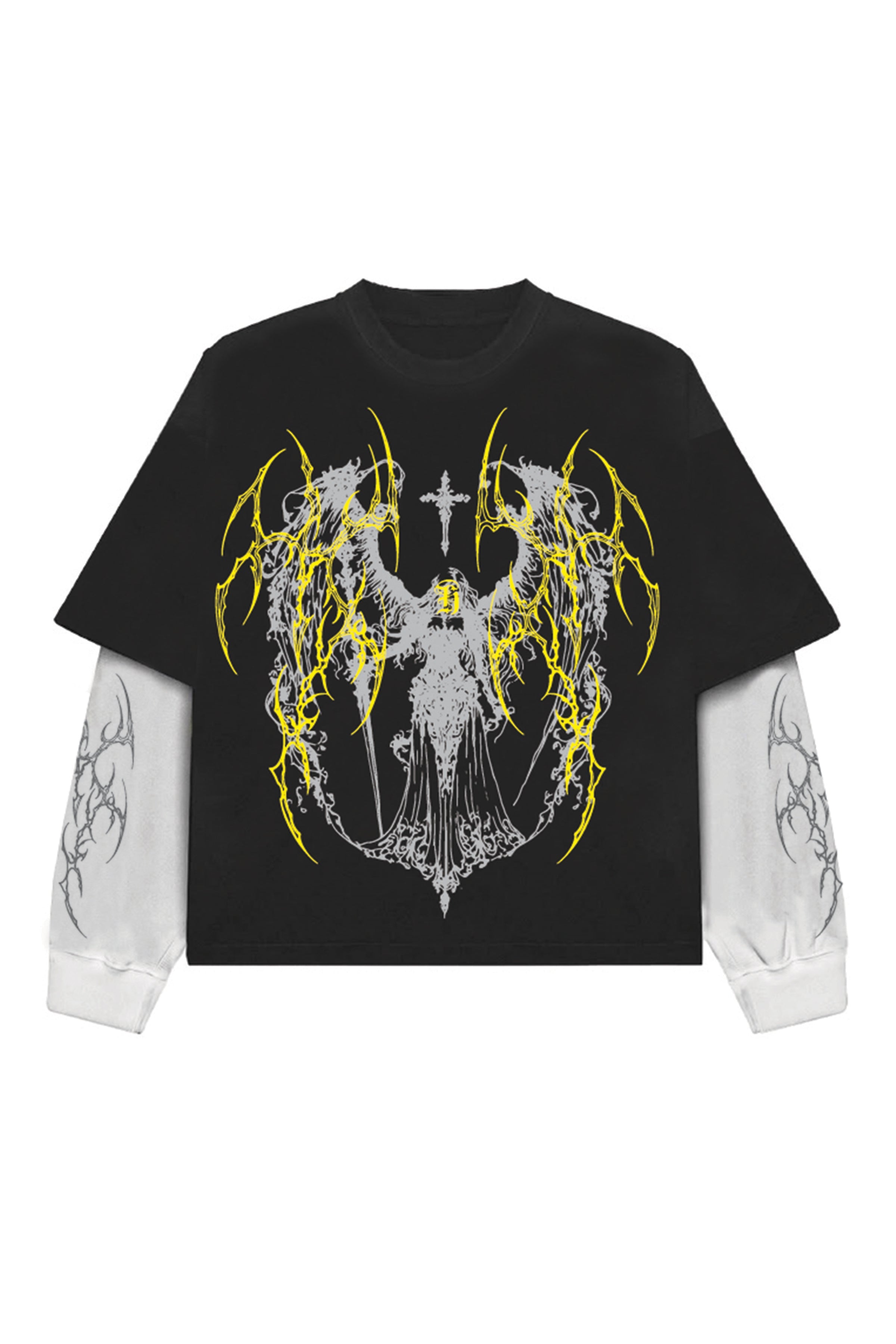 Ethereal Flame Angel LS Oversized Tee