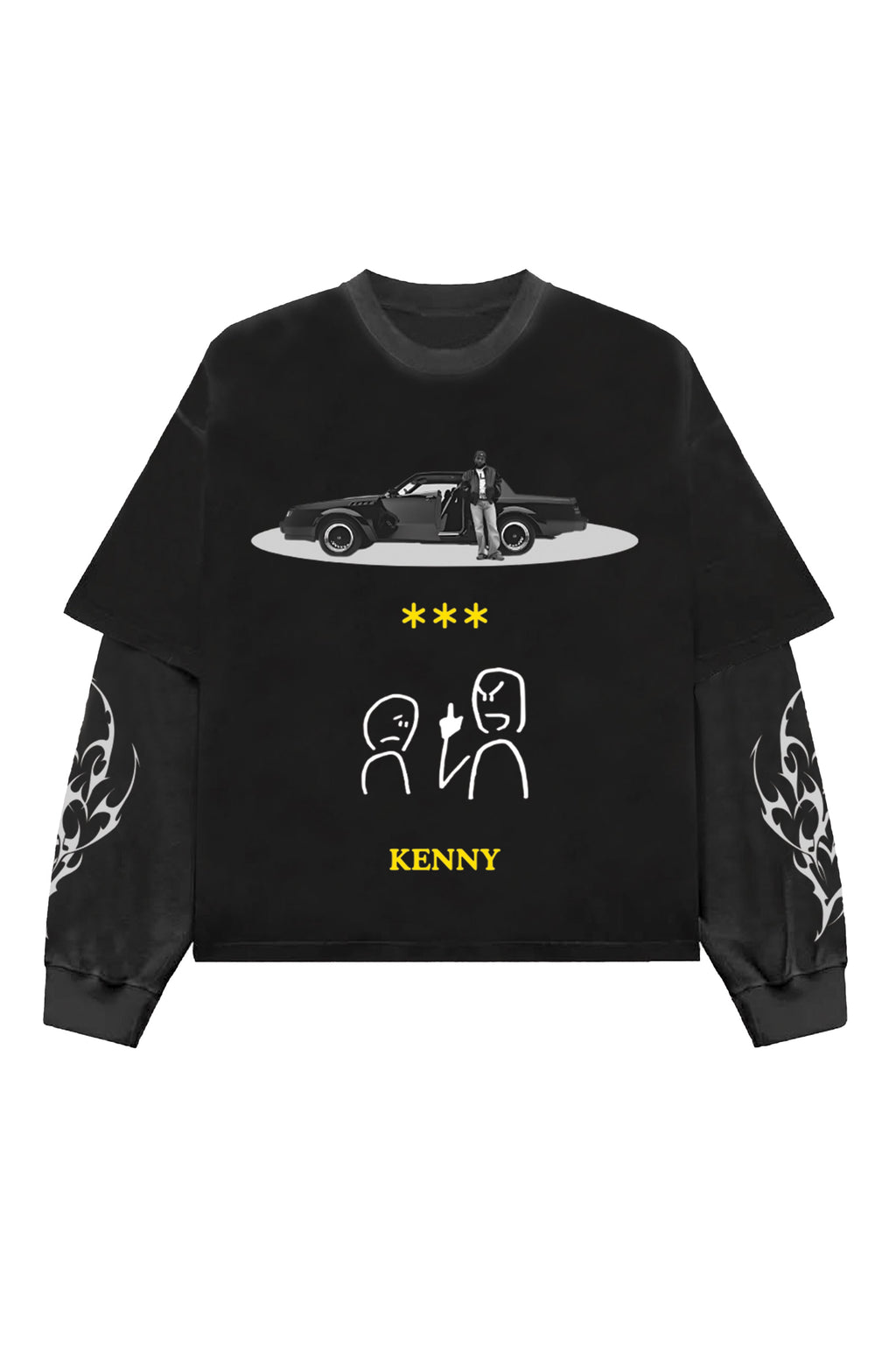 Kendrick Lamar Designed Oversized Long Sleeve T-shirt