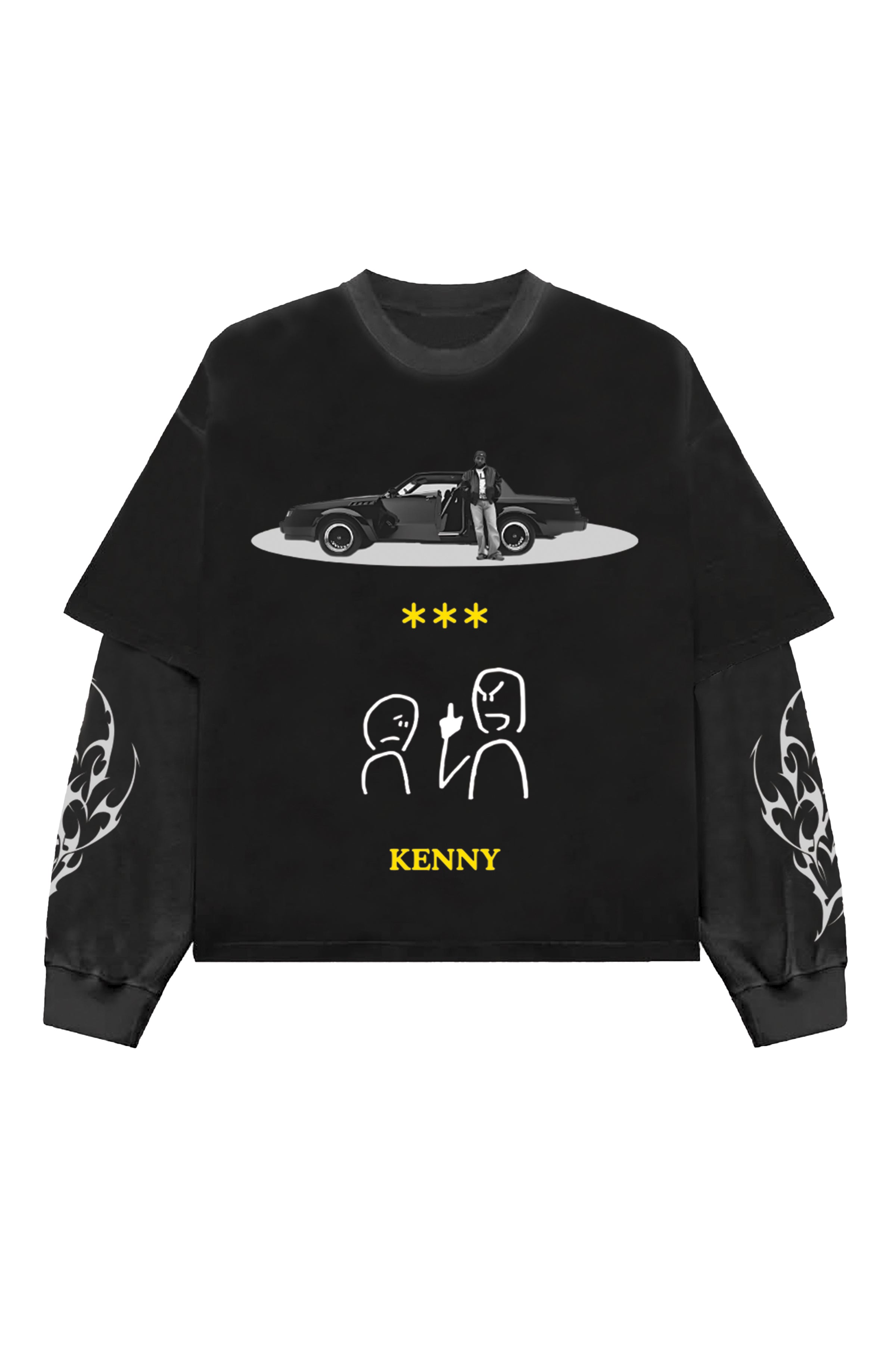 Kendrick Lamar Designed Oversized Long Sleeve T-shirt