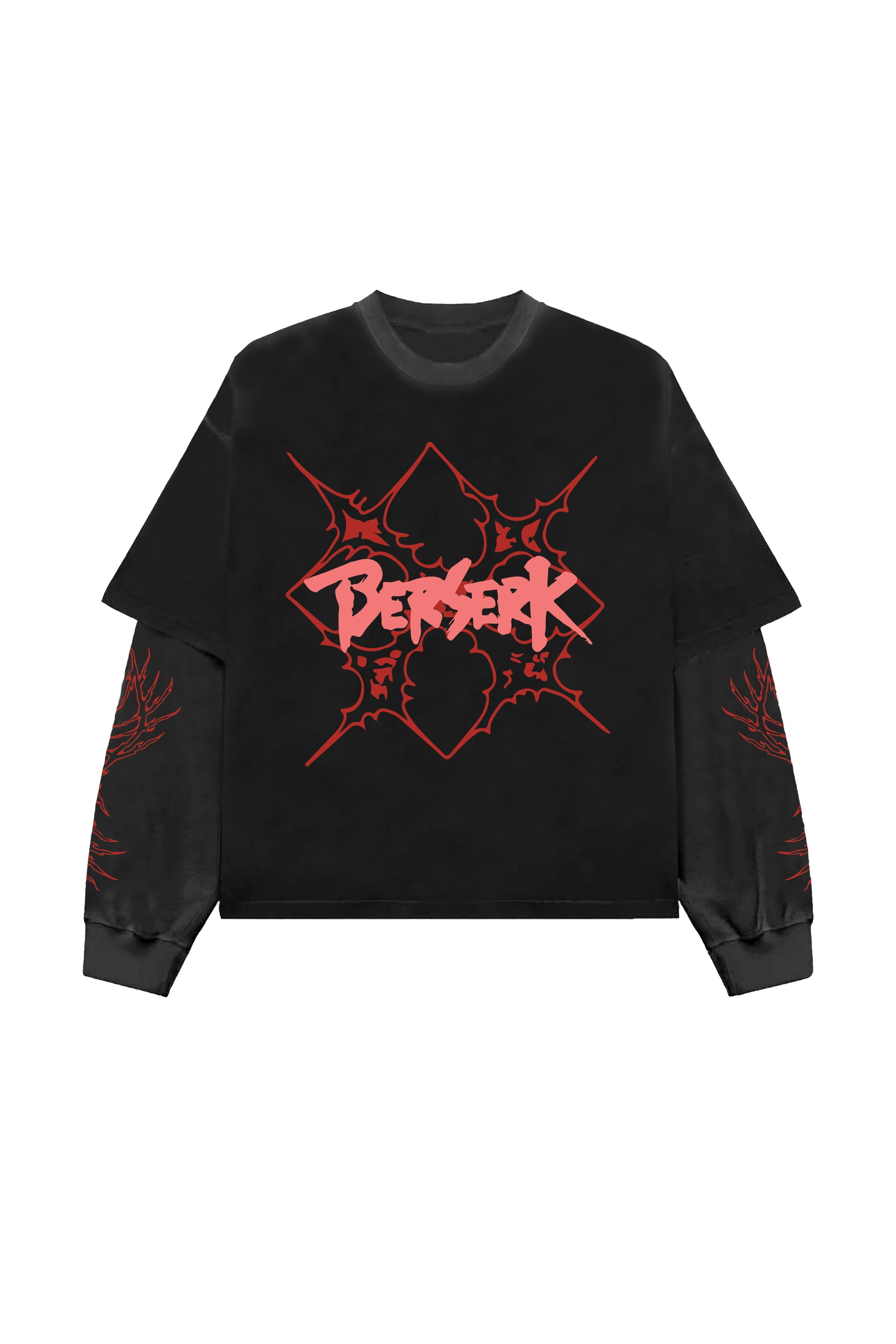 Berserk Designed B&G Oversized Long Sleeve T-shirt