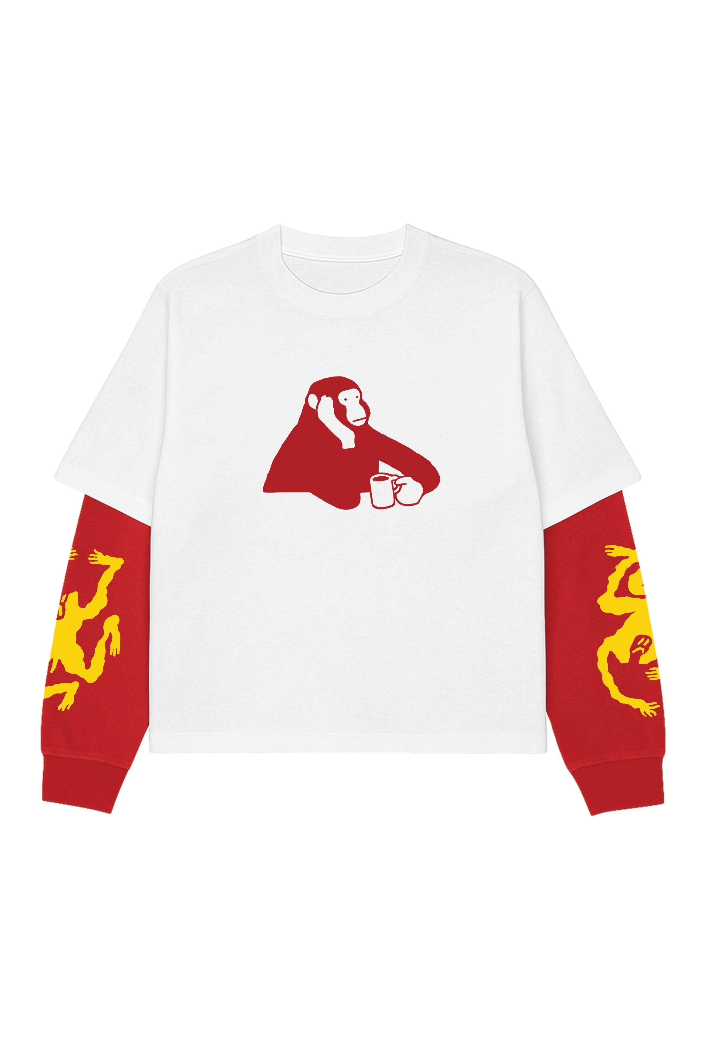 Bored Of Work W&R LS Oversized Tee