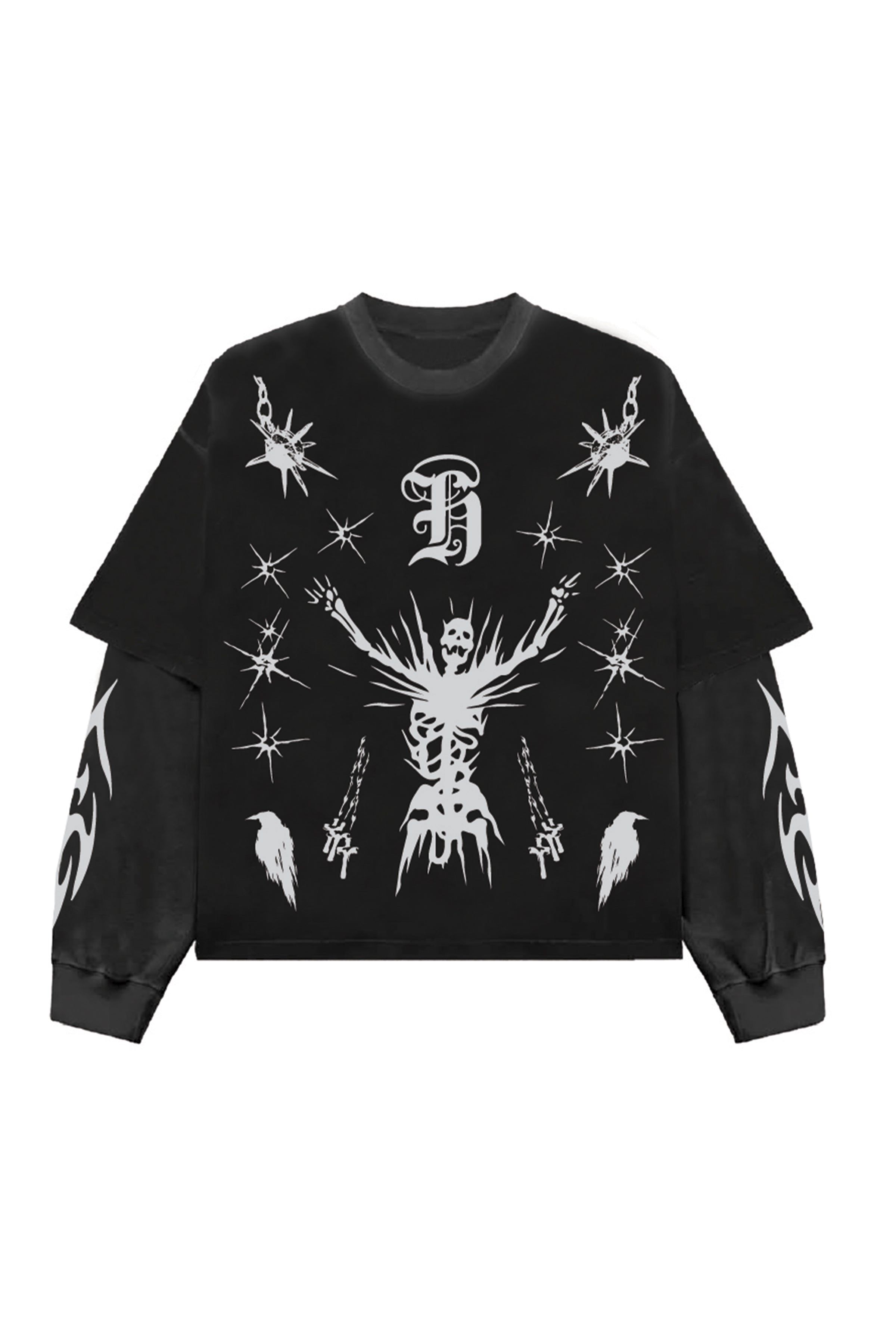 Dark Fortress LS Oversized Tee