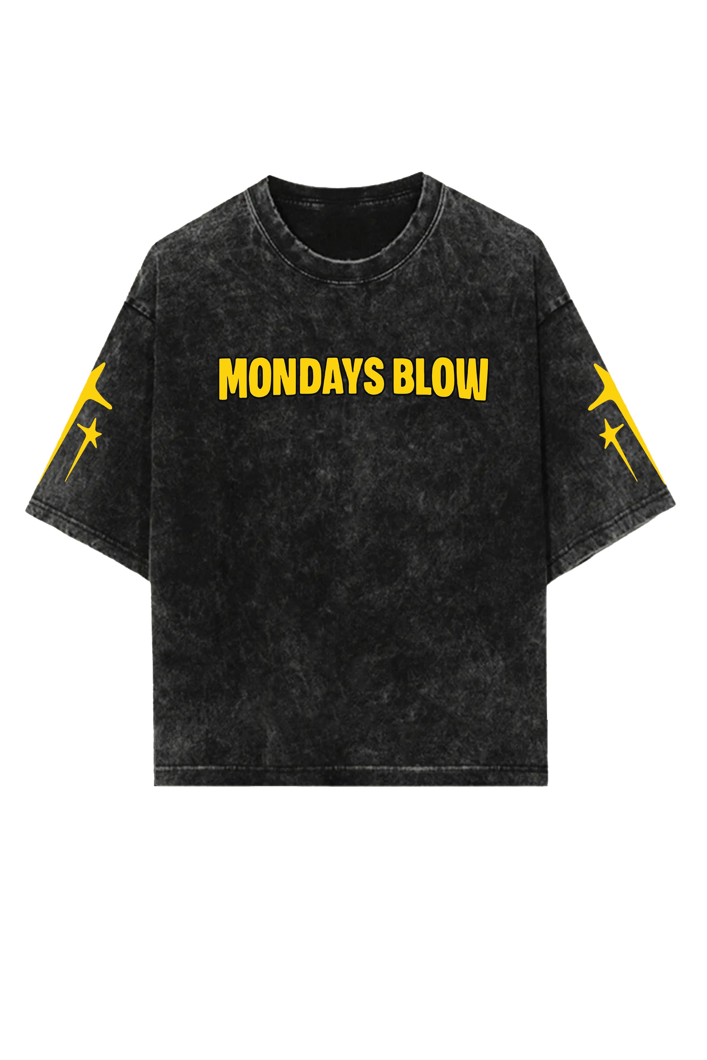 Mondays Blue Vintage Oversized Tee