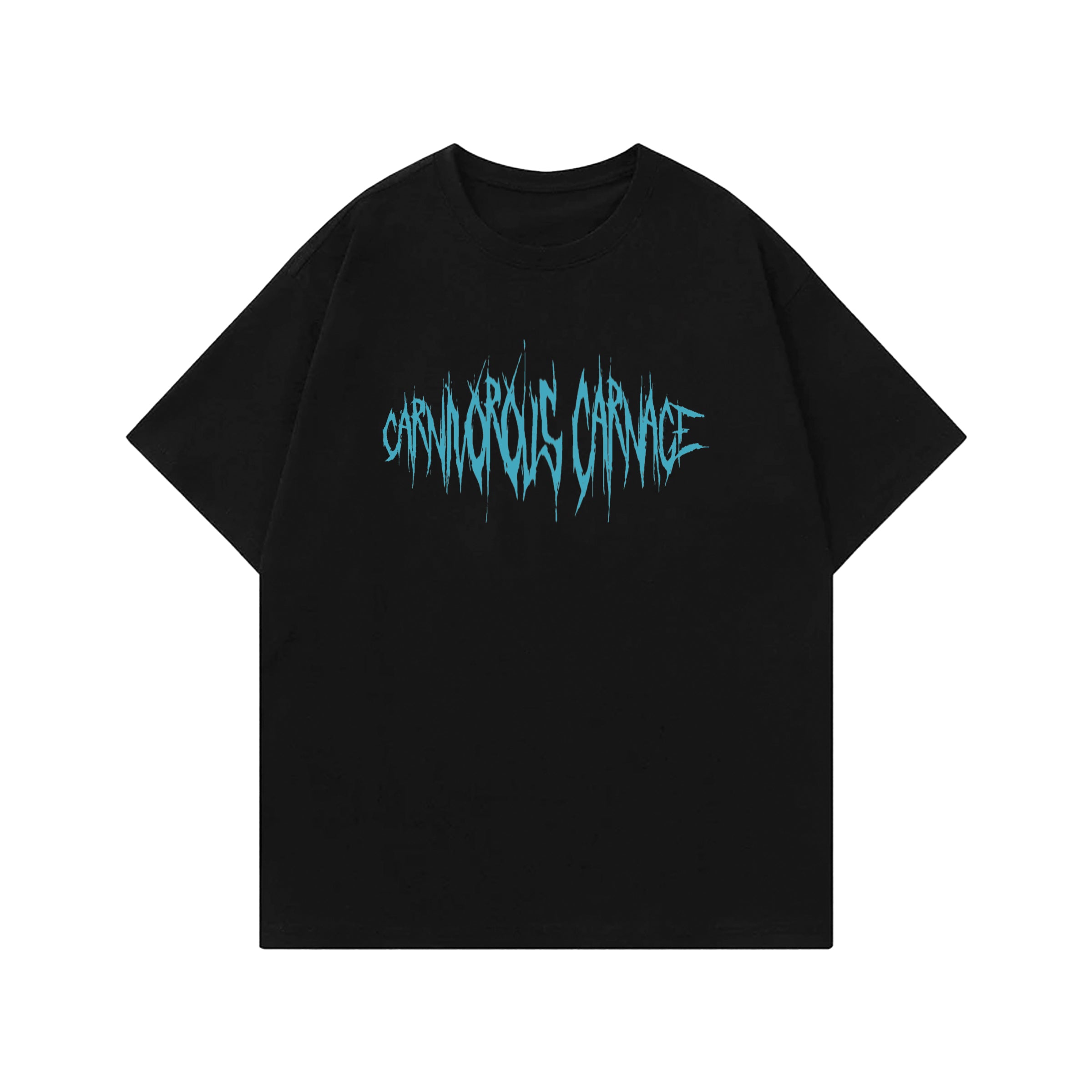 Carnivorous Carnage Designed Oversized T-shirt