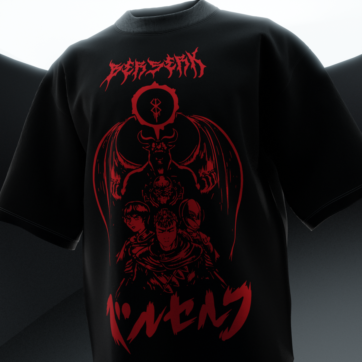 Berserk Designed Oversized Tee