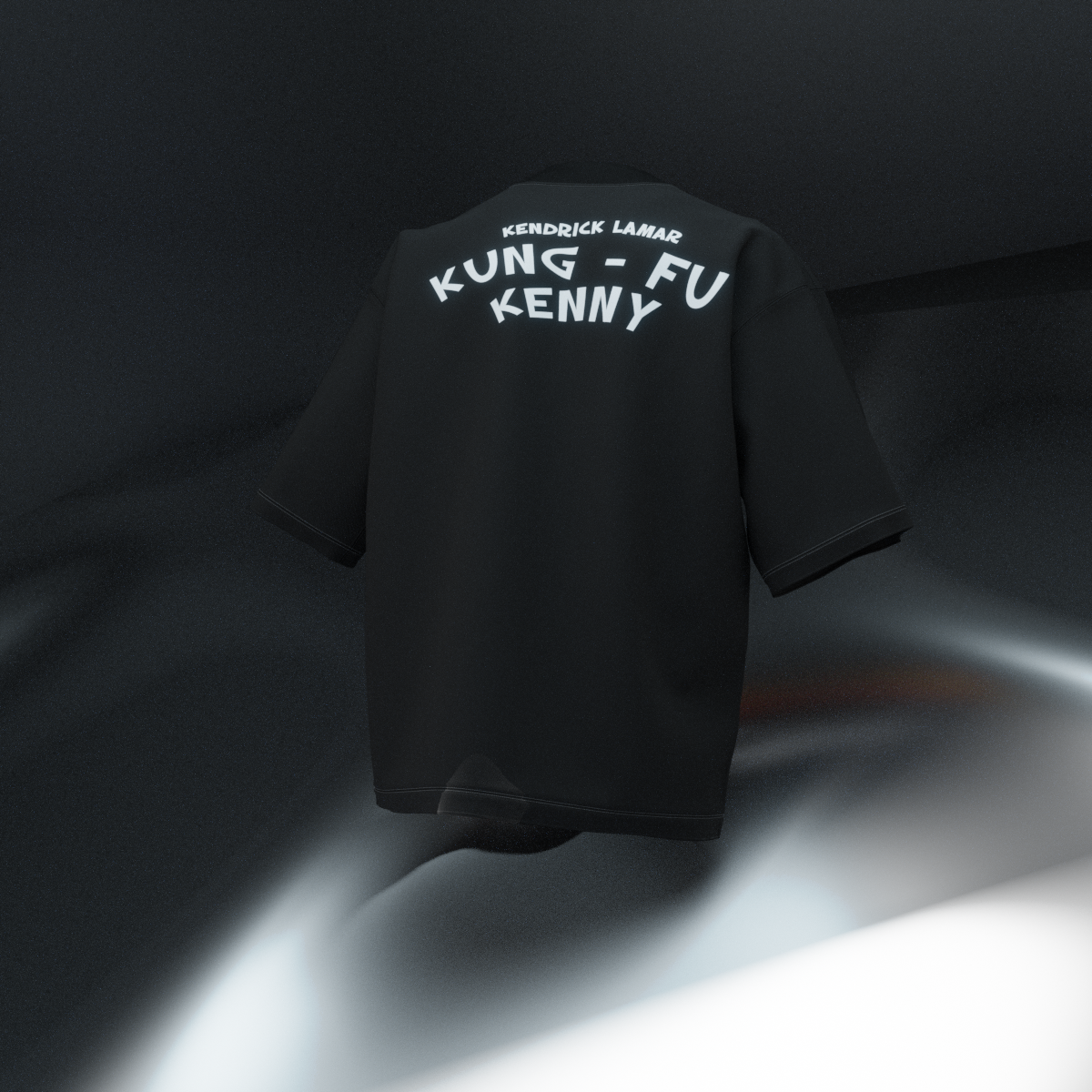 Kendrick Lamar Reflective Designed Oversized Tee