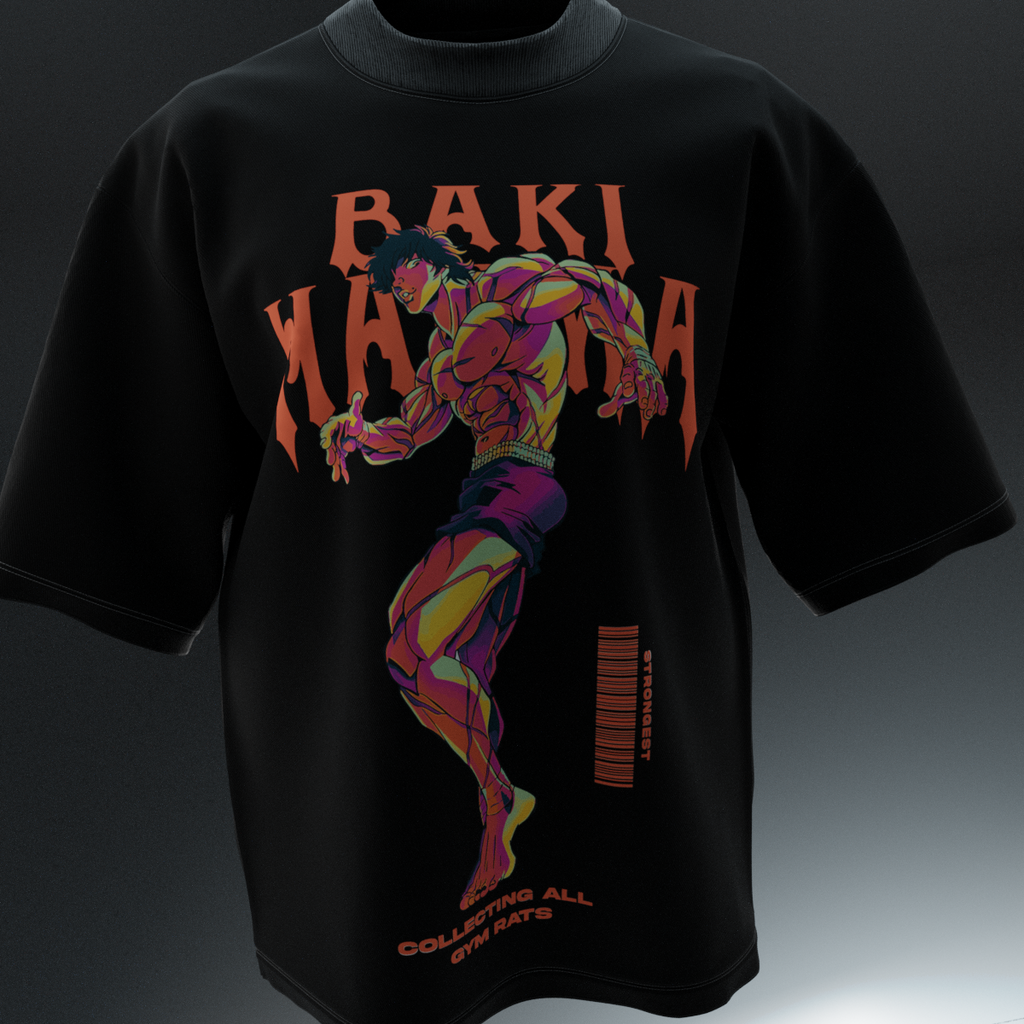Baki Hanma Designed Oversized Tee