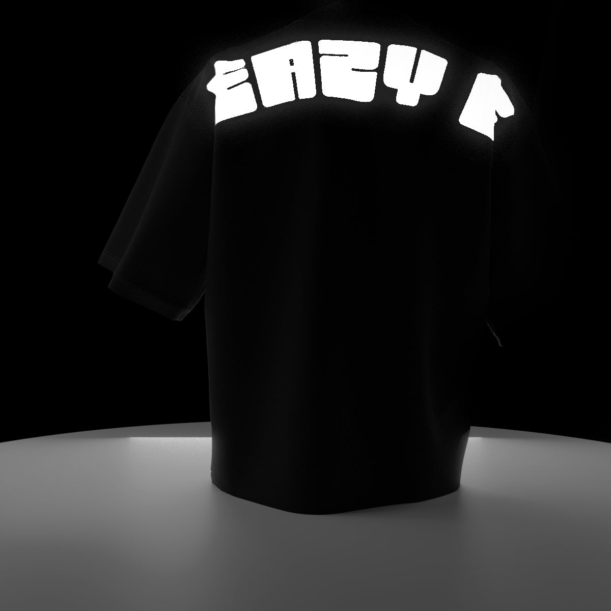 Eazy E Reflective Designed Oversized Tee