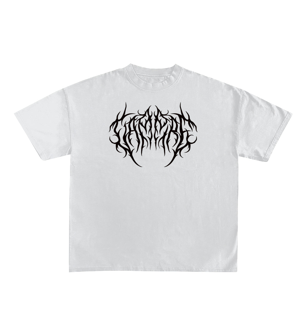 Metal Designed Oversized Tee
