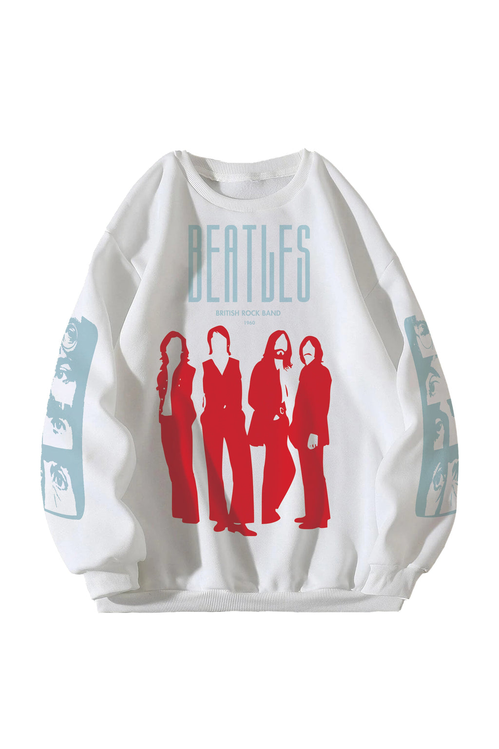 The Beatles Designed Oversized Sweatshirt