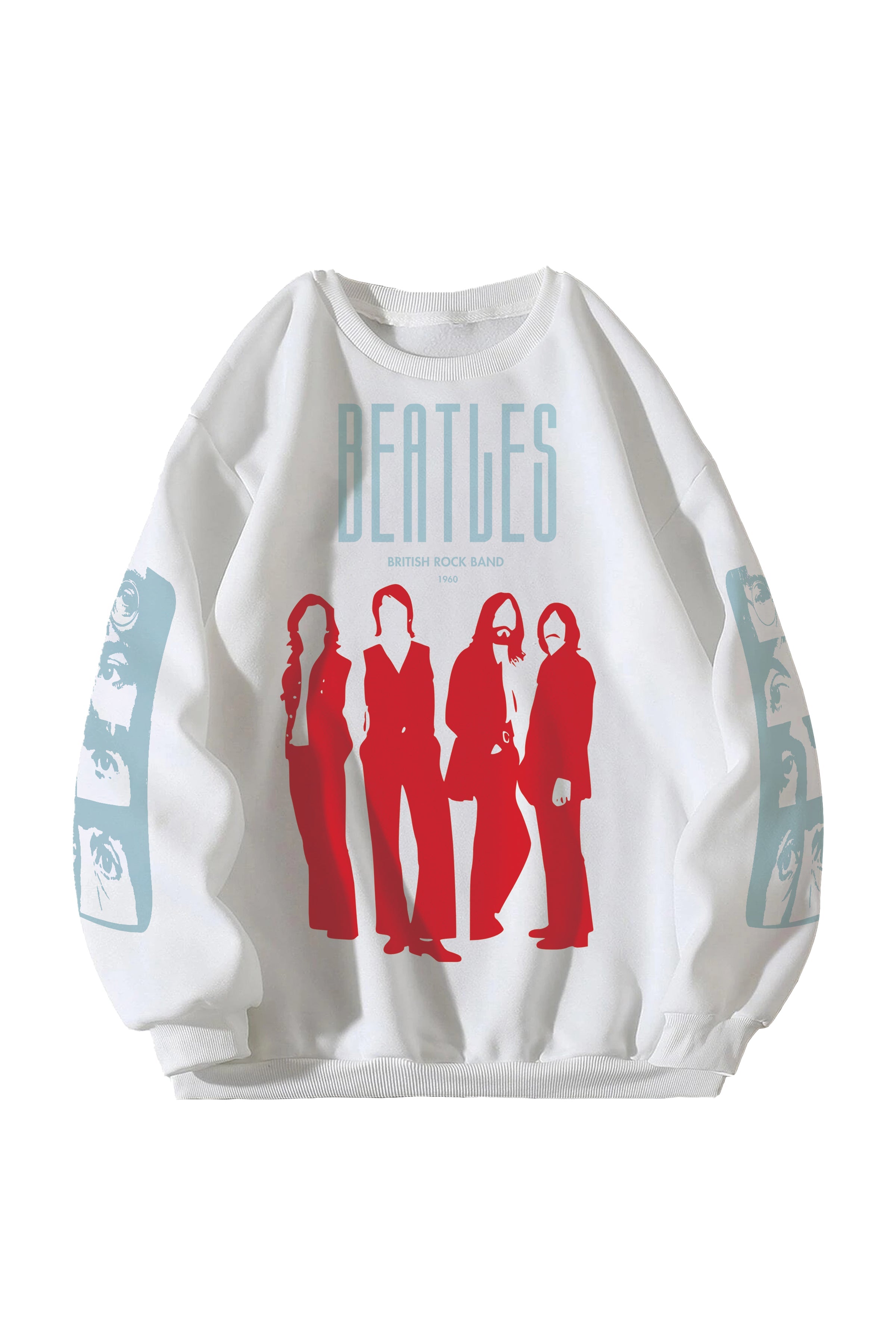 The Beatles Designed Oversized Sweatshirt