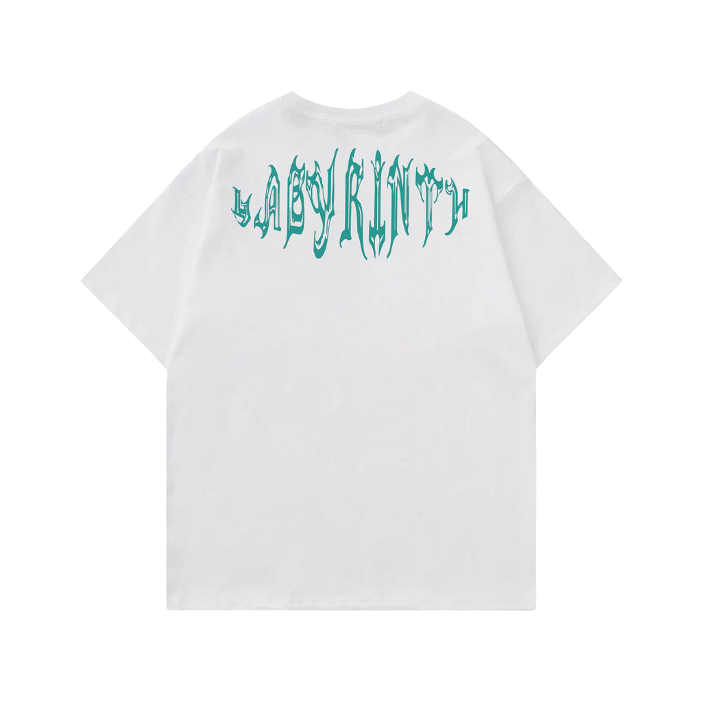 Labyrinth Designed Oversized T-shirt